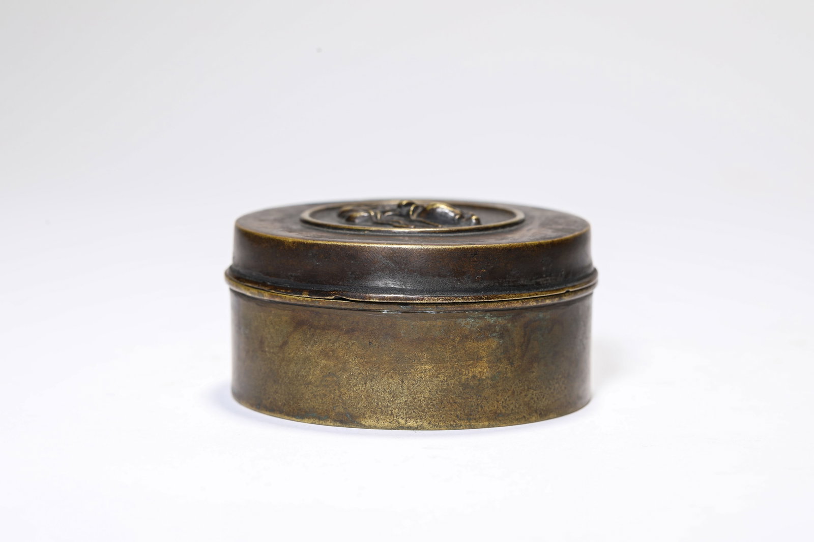 A BRONZE INCENSE BOX - 3