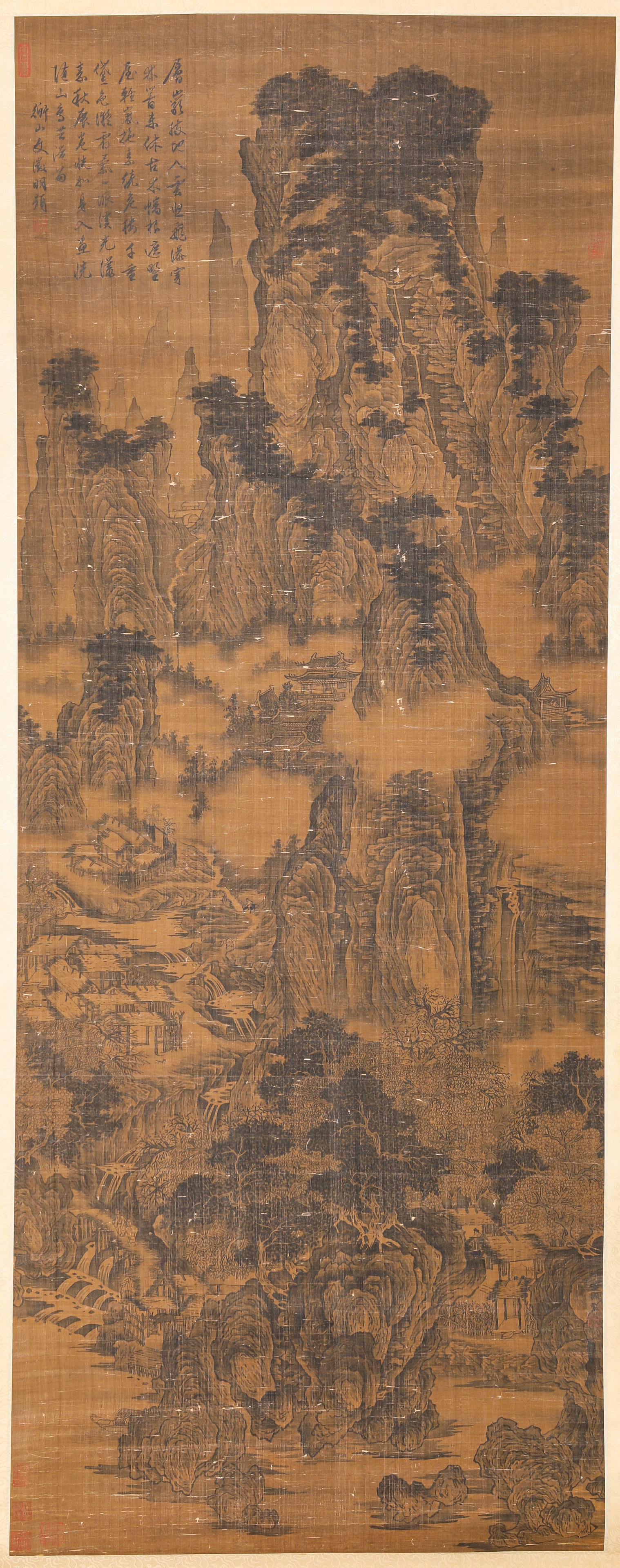 WEN ZHENGMING (1470-1559), ATTRIBUTED TO, FIGURE NARRATIVE: WEN ZHENGMING (1470-1559), ATTRIBUTED TO, FIGURE NARRATIVE Description: Dimensions: Width: 66 cm x Height: 167 cm. All measurements are approximate.