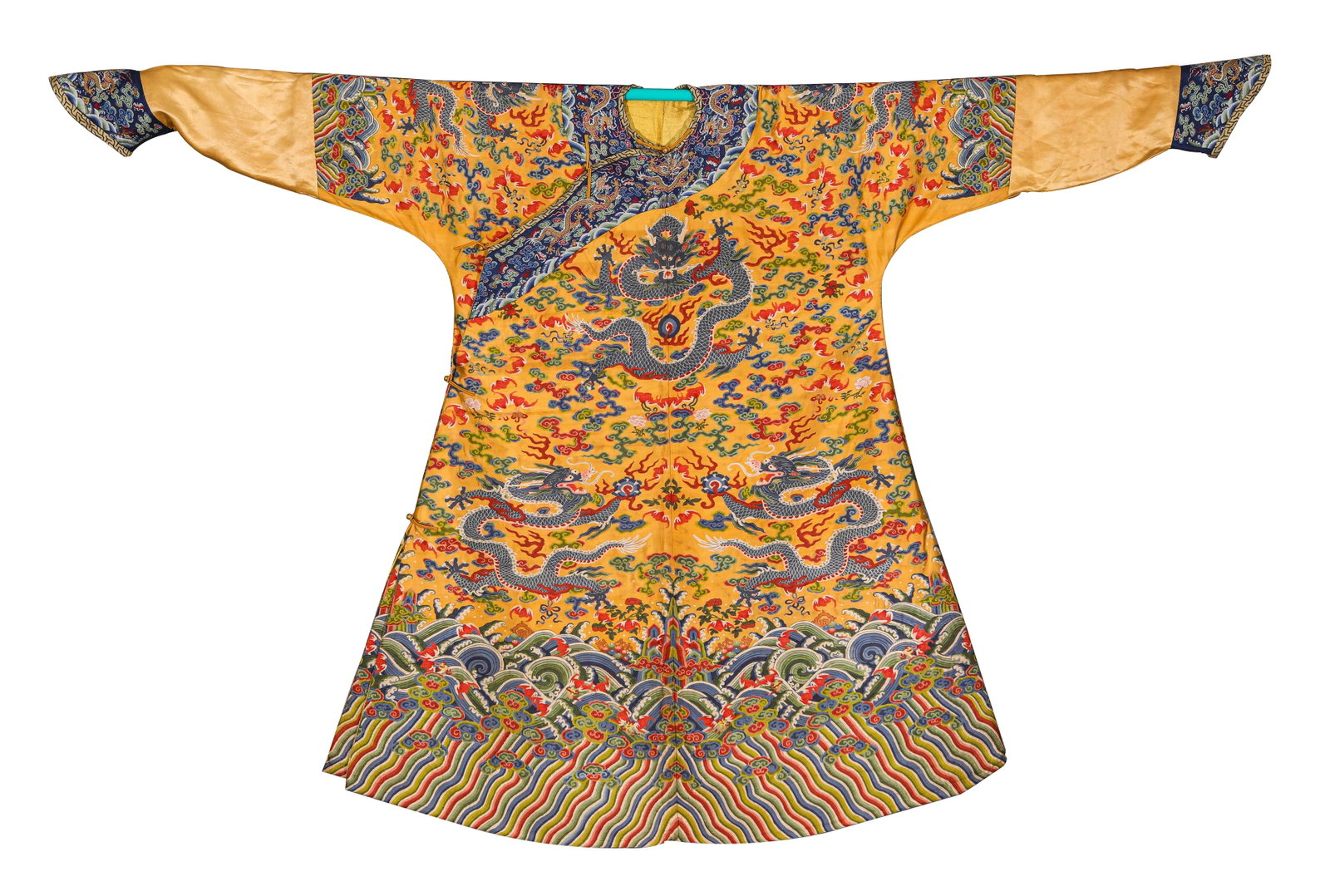 A 'DRAGON' ROBE: A 'DRAGON' ROBE Description: Dimensions: Width: 216 cm x Height: 135 cm. All measurements are approximate.