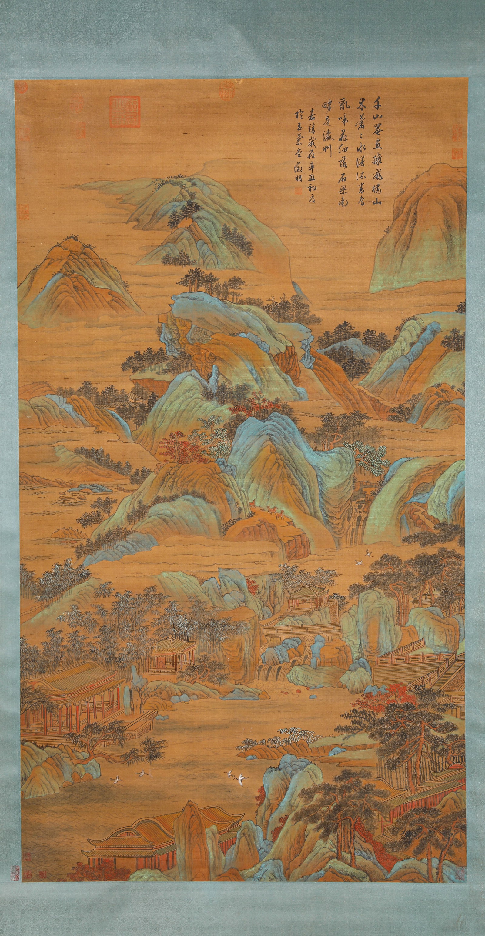 WEN ZHENGMING (1470-1559), ATTRIBUTED TO, LANDSCAPE: WEN ZHENGMING (1470-1559), ATTRIBUTED TO, LANDSCAPE Description: Dimensions: Width: 100 cm x Height: 180 cm. All measurements are approximate.