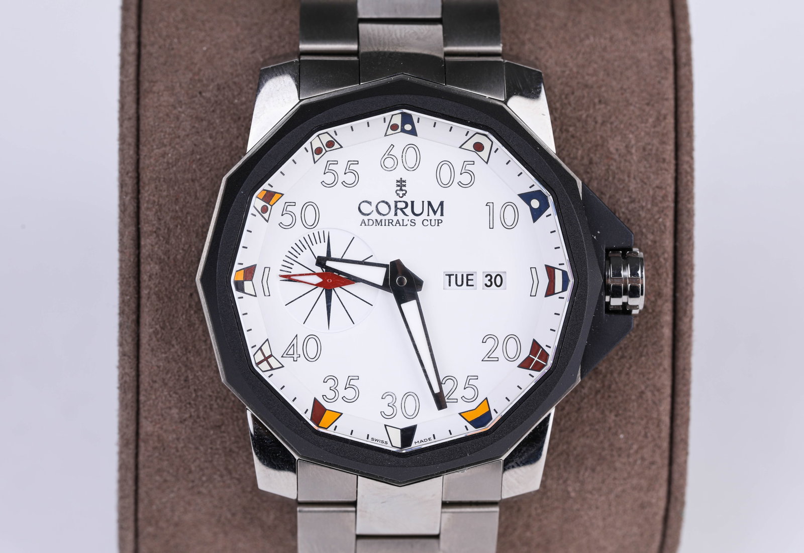 A CORUM MECHANICAL WRISTWATCH - 5