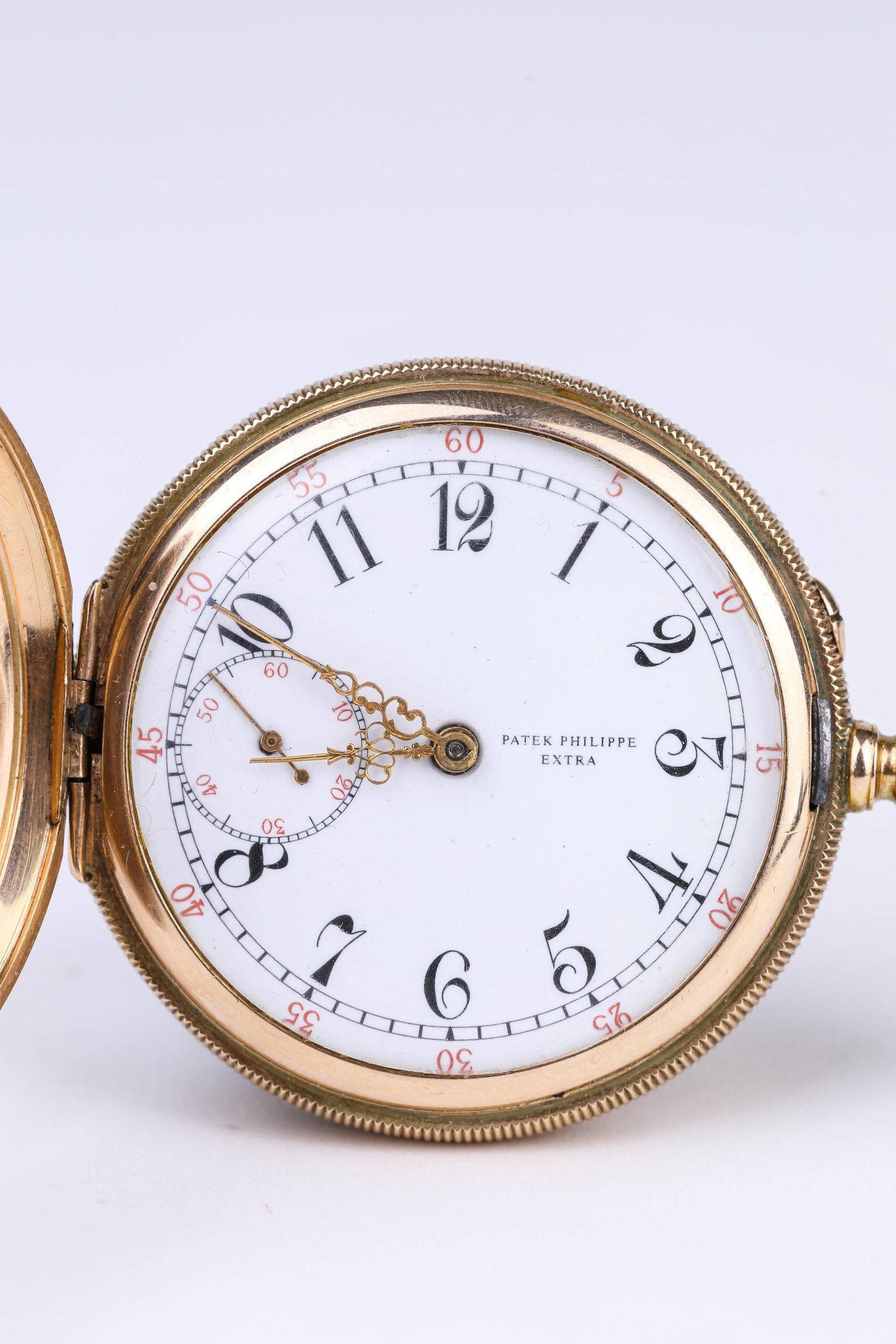 A PATEK PHILIPPE 18K POCKET WATCH - 2
