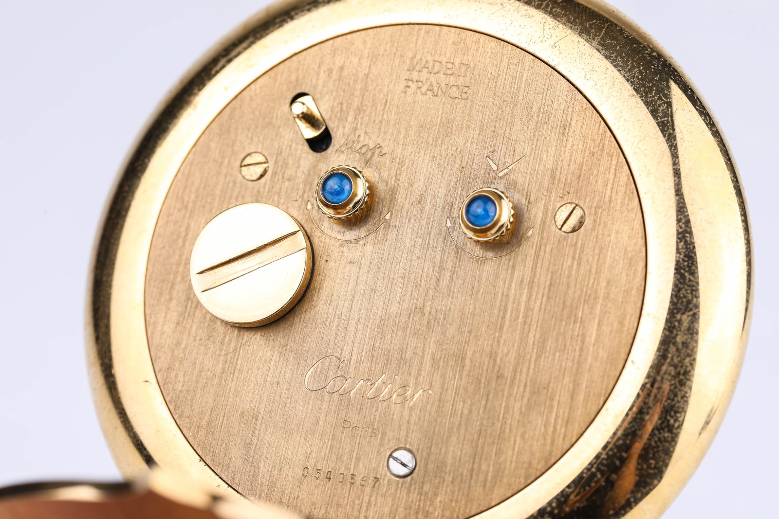 A CARTIER CARRIAGE CLOCK - 4