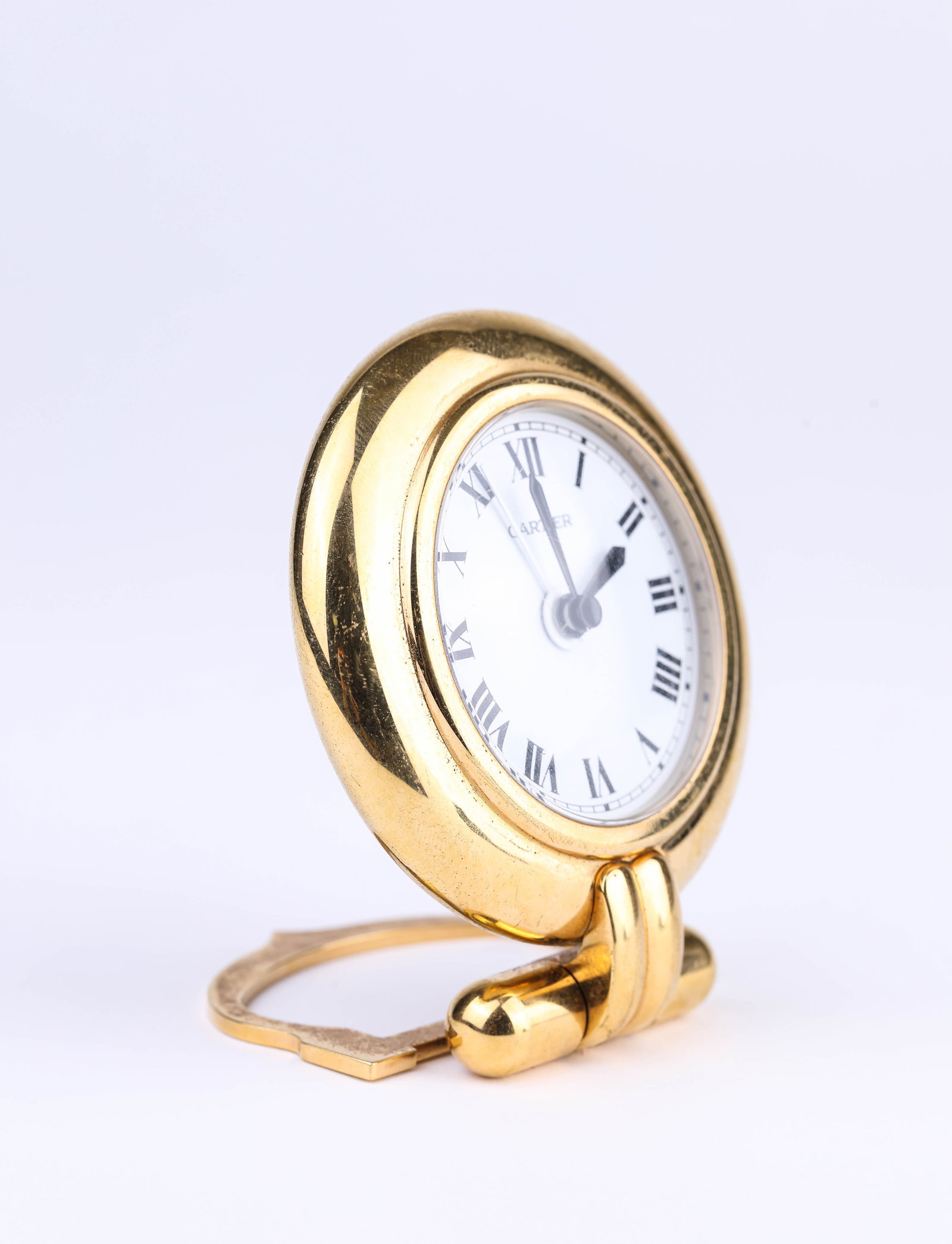 A CARTIER CARRIAGE CLOCK - 5