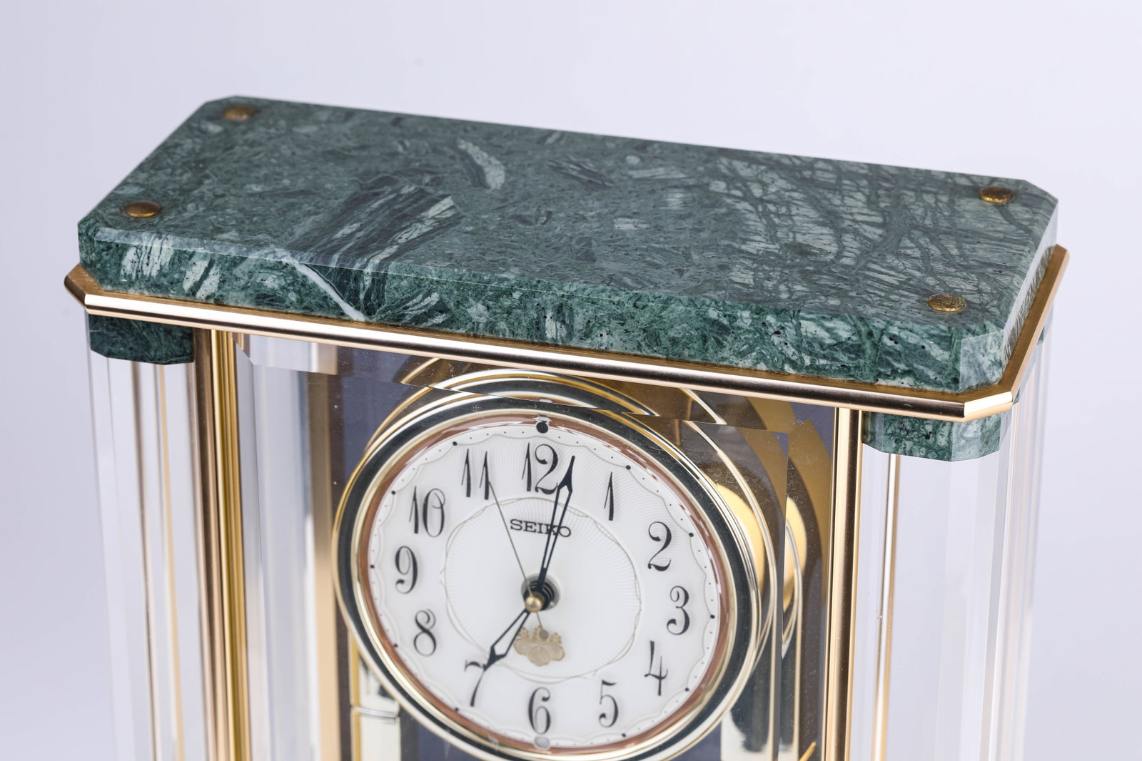 A SEIKO MANTEL CLOCK - 4
