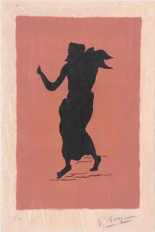 GEORGES BRAQUE (1882-1963) 1960 LITHOGRAPHY: GEORGES BRAQUE (1882-1963) 1960LITHOGRAPHYImage dimensions 38*25cmSheet dimensions 52*34cmEdition:EA(Artist?s Proof)Signed by the artist