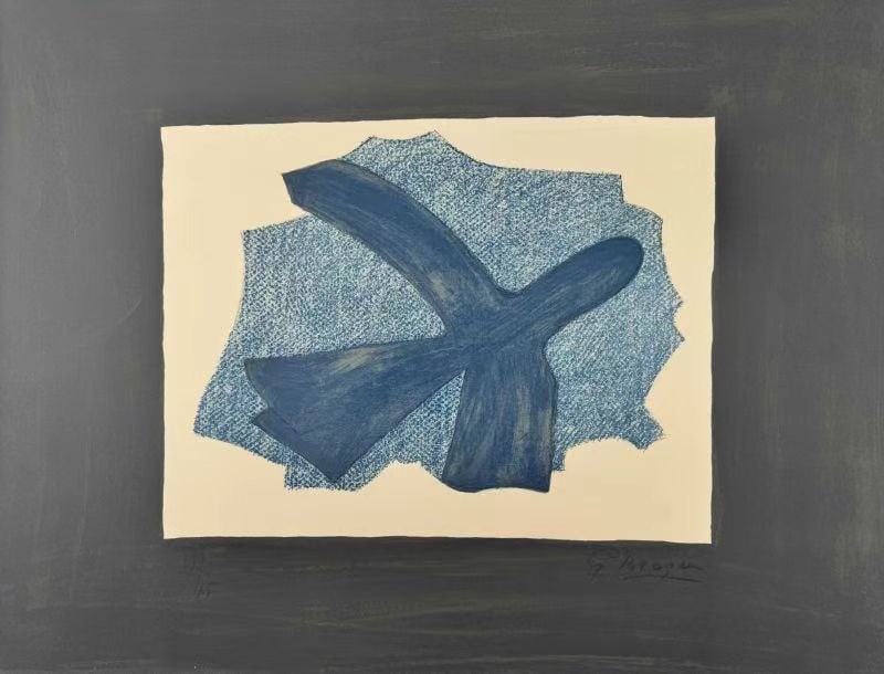 GEORGES BRAQUE (1882-1963) 1960 LITHOGRAPHY: GEORGES BRAQUE (1882-1963) 1960LITHOGRAPHYSheet dimensions 51*65cmEdition number:19/75Signed by the artist