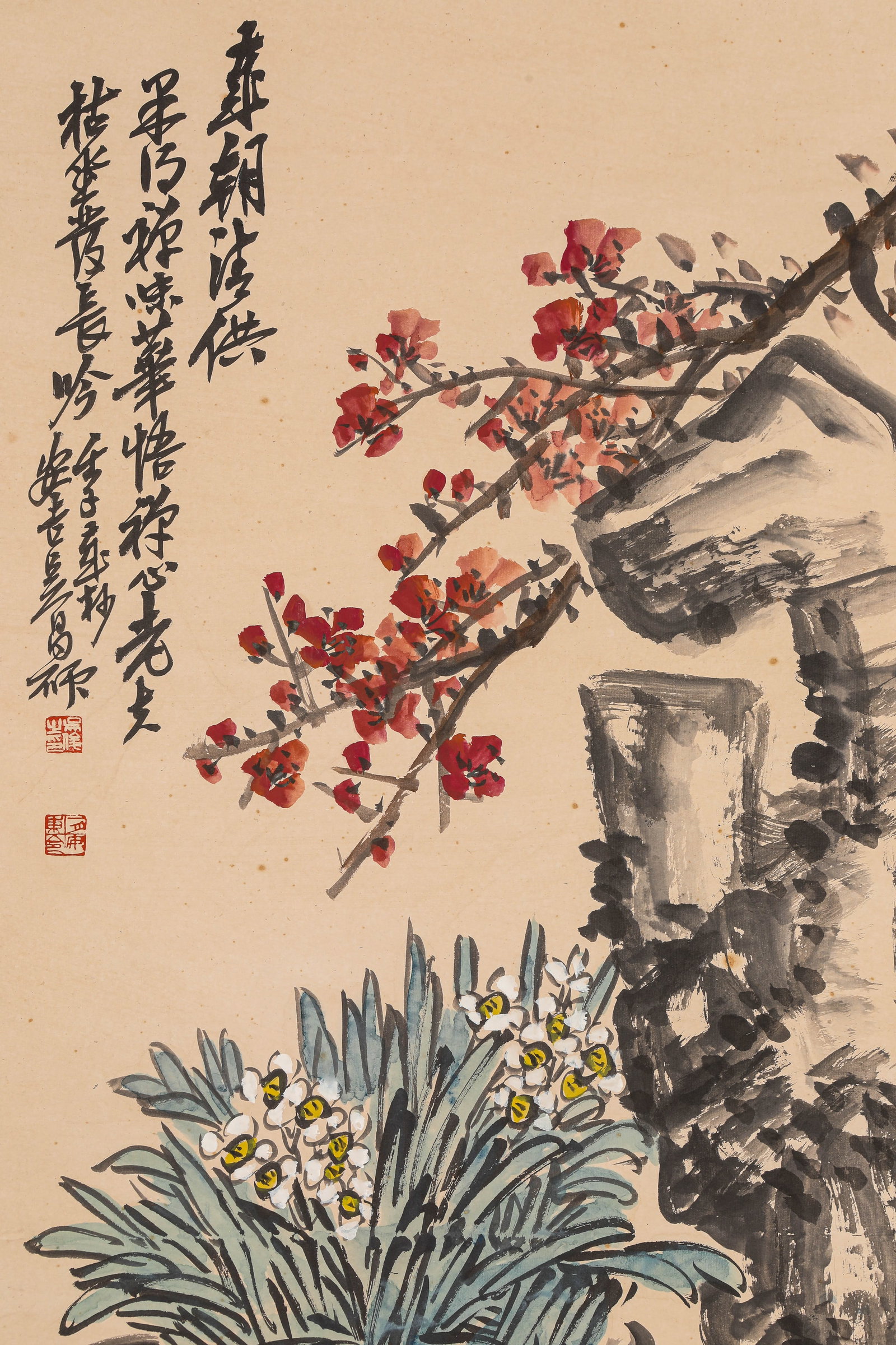 WU CHANGSHUO (1844-1927), ATTRIBUTED TO, SCHOLAR'S OBJECTS - 3