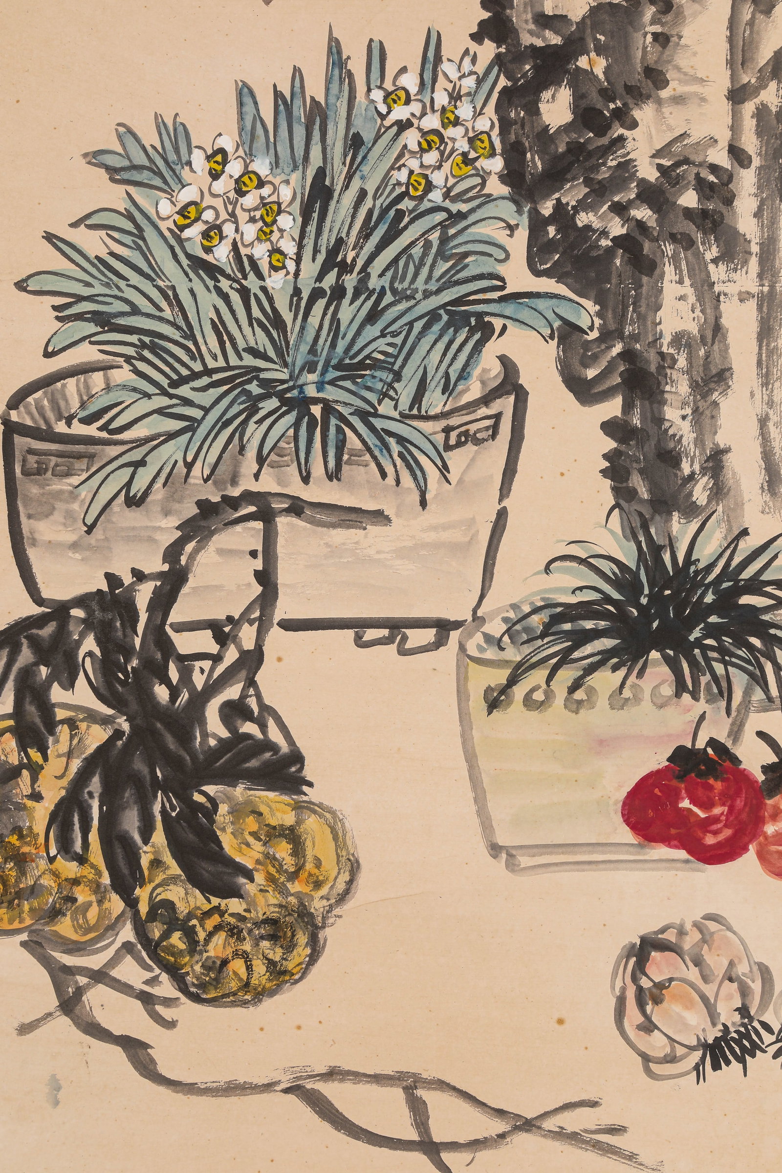 WU CHANGSHUO (1844-1927), ATTRIBUTED TO, SCHOLAR'S OBJECTS - 5