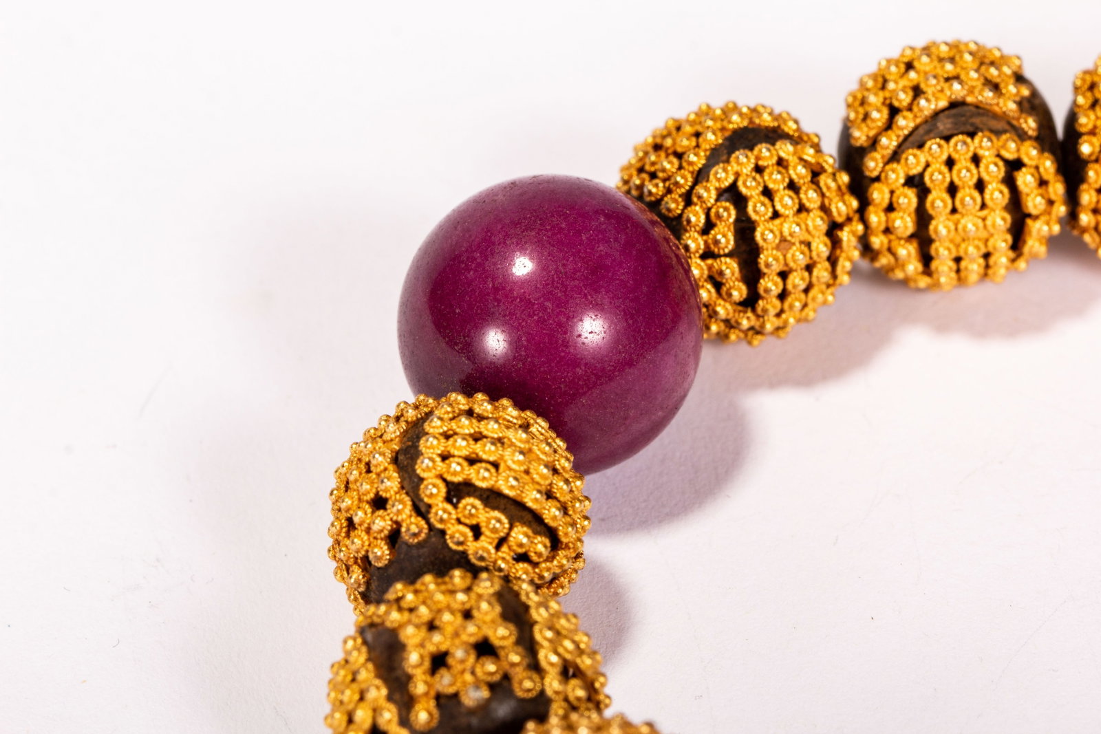 A Chinese Agarwood Prayer Hand String - 4