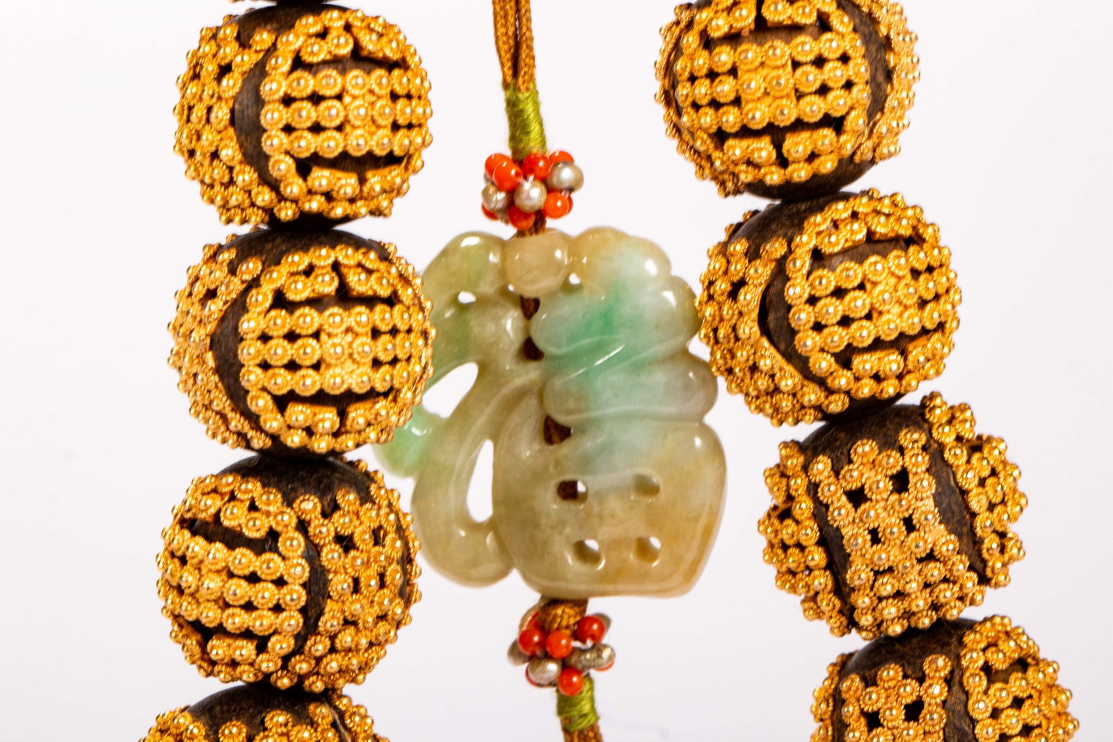 A Chinese Agarwood Prayer Hand String - 8