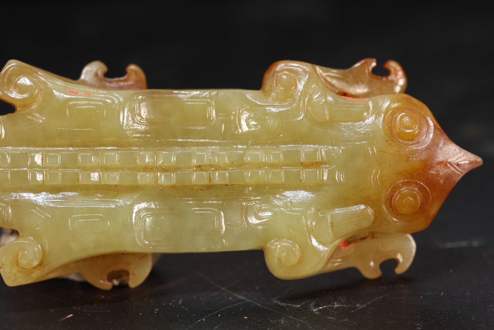 Jade Carved Bird Shape Ornament - 2