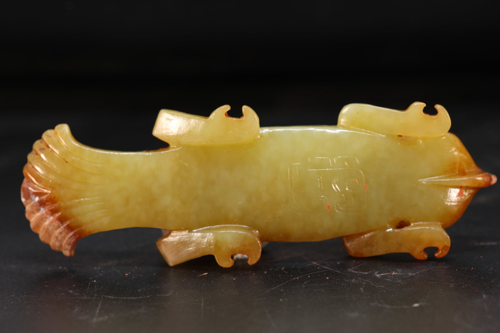 Jade Carved Bird Shape Ornament - 4