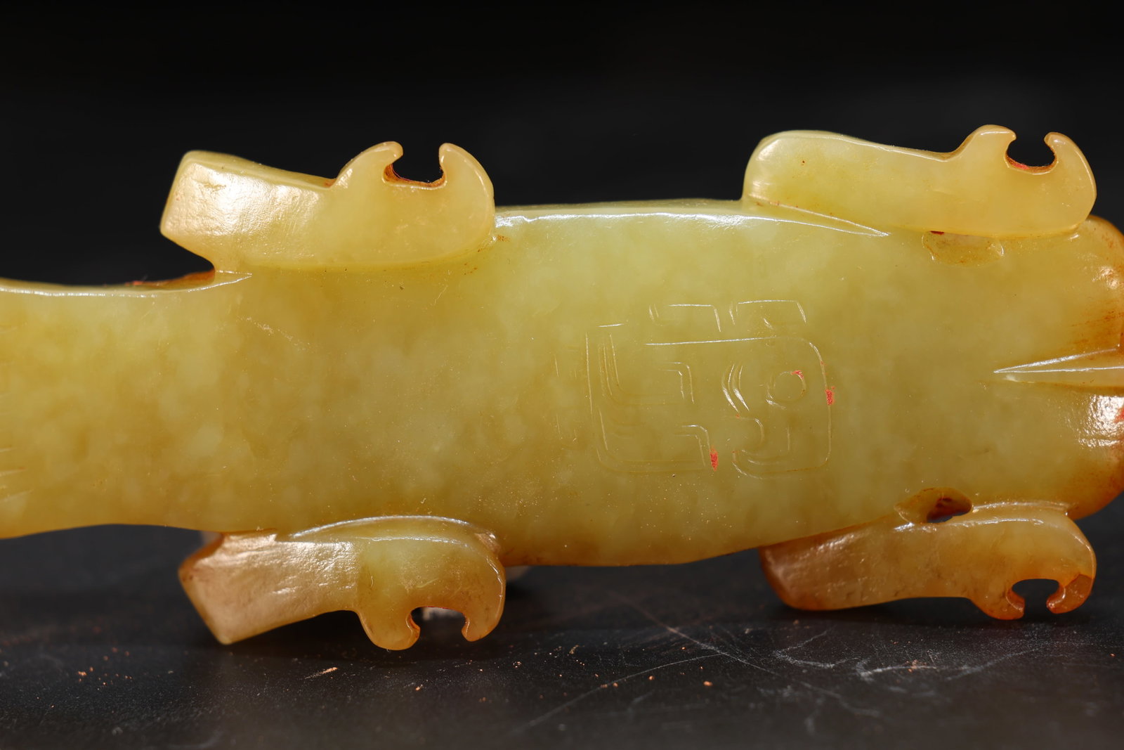 Jade Carved Bird Shape Ornament - 5