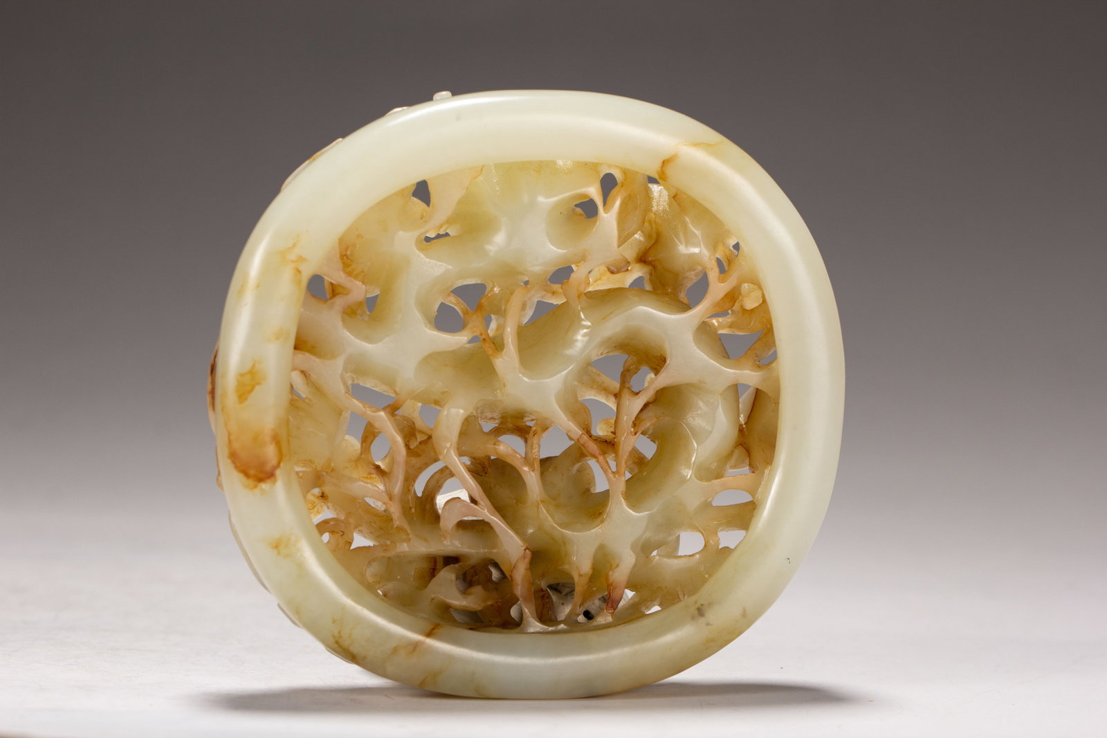 A Chinese Hetian Jade Openwork Dragon Plaque - 8
