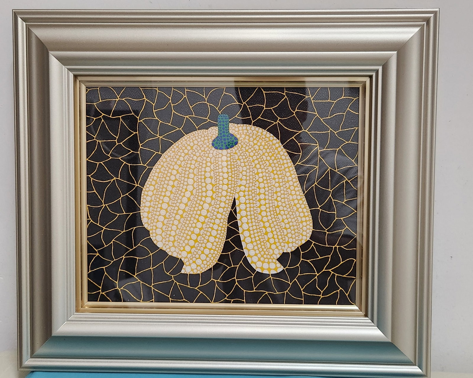 Drawing Pumpkin Oil Painting,Yayoi Kusama Mark: Drawing Pumpkin Oil Painting,Yayoi Kusama Mark ?37 x 42cm?