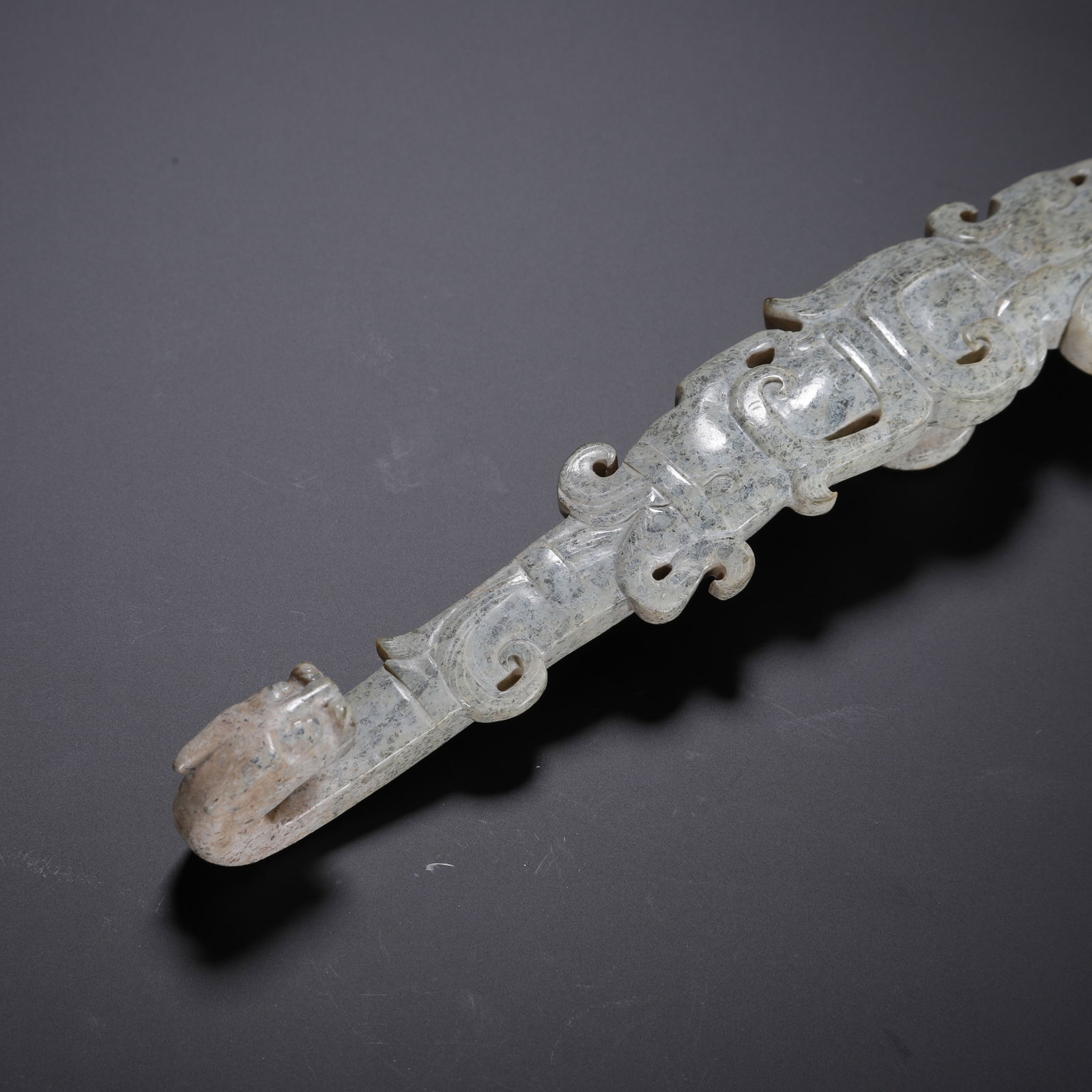 Chinese Archaic Jade Belt Hook - 4