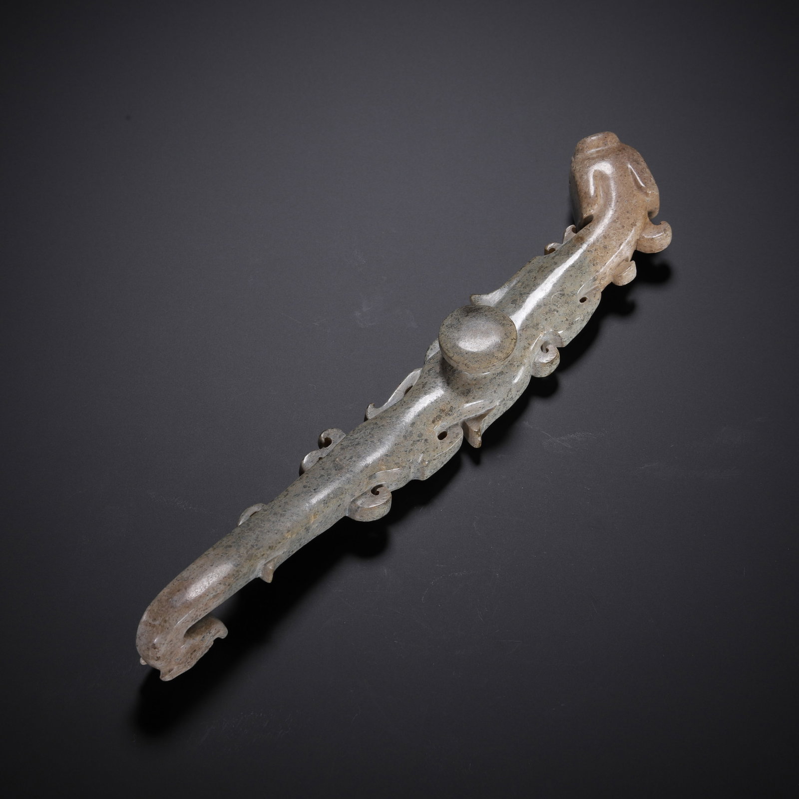 Chinese Archaic Jade Belt Hook - 5