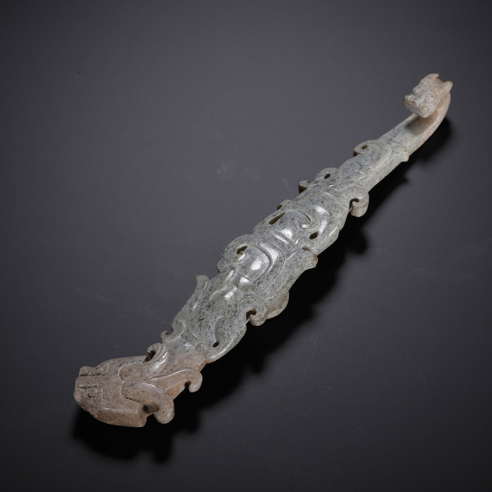Chinese Archaic Jade Belt Hook - 8