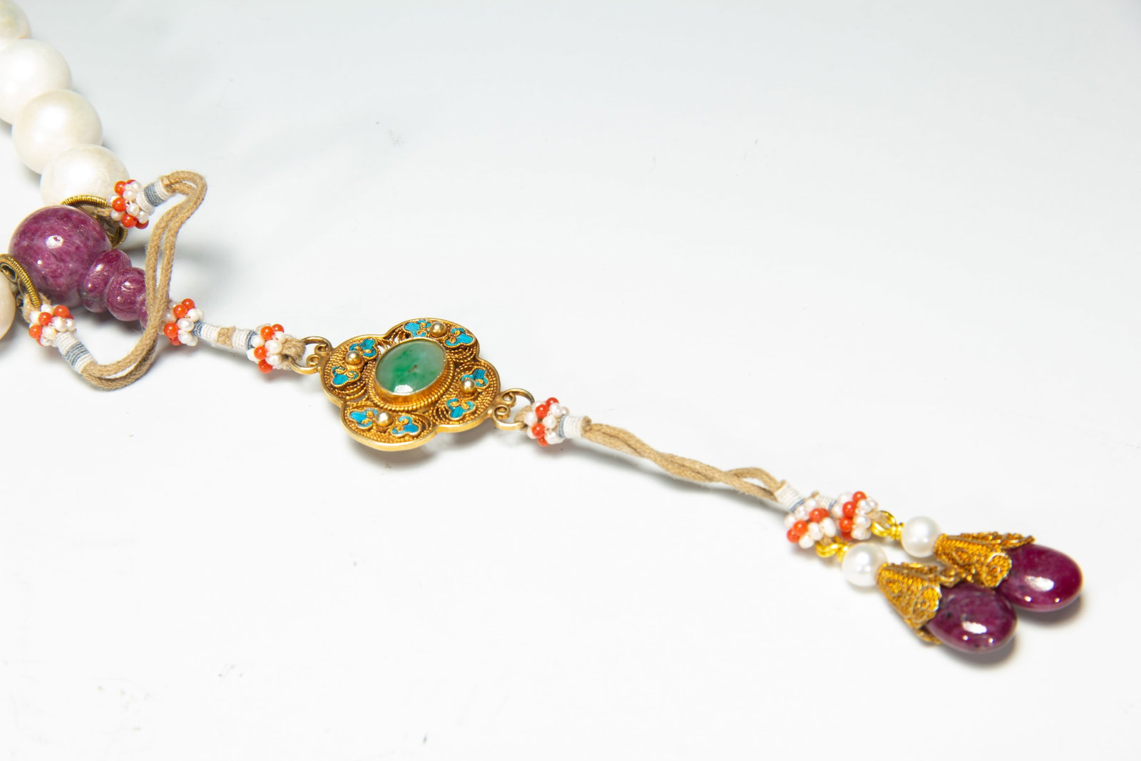 A Chinese Pearl Prayer Hand String - 5