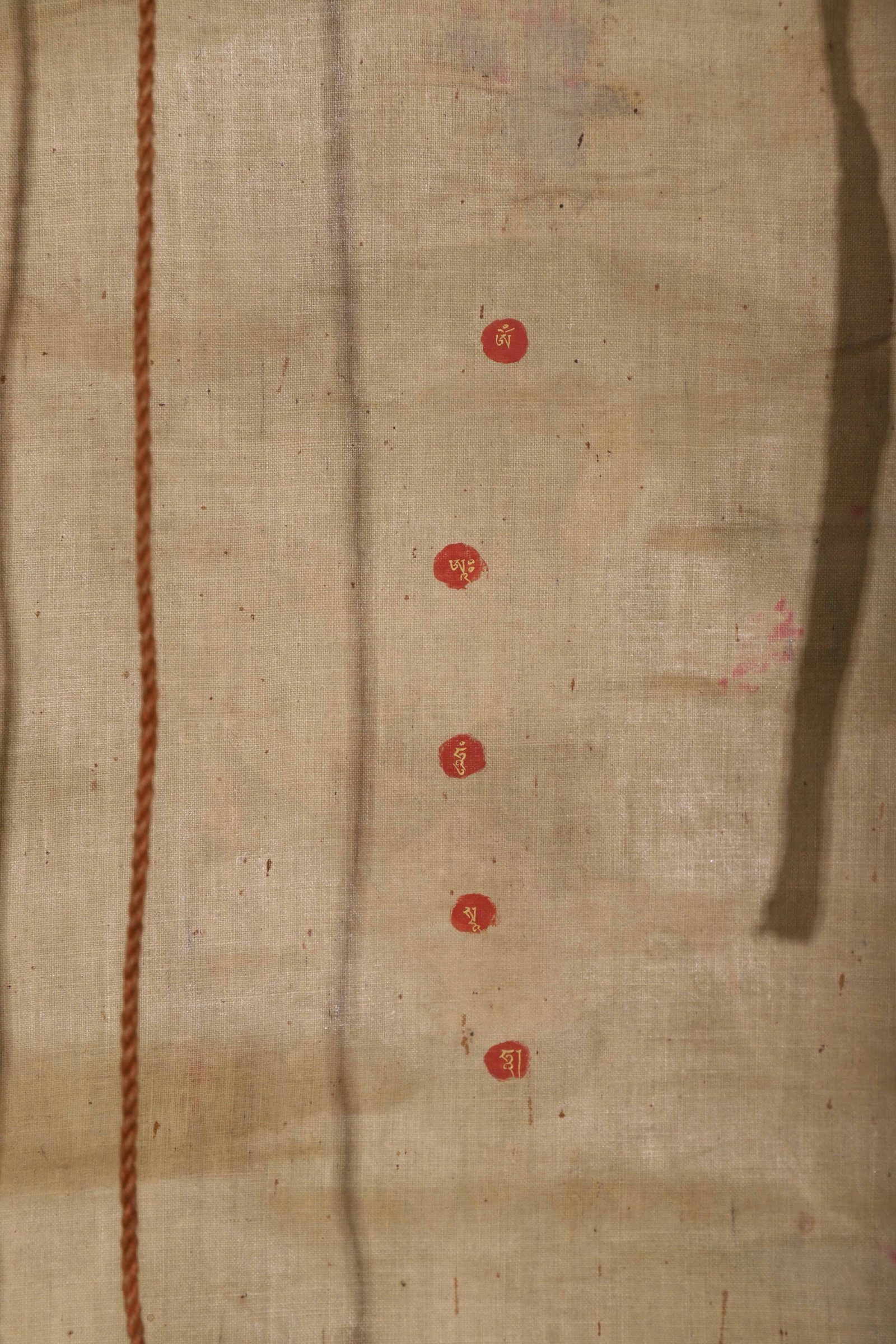 A Chinese Buddhist Thangka Scroll - 10