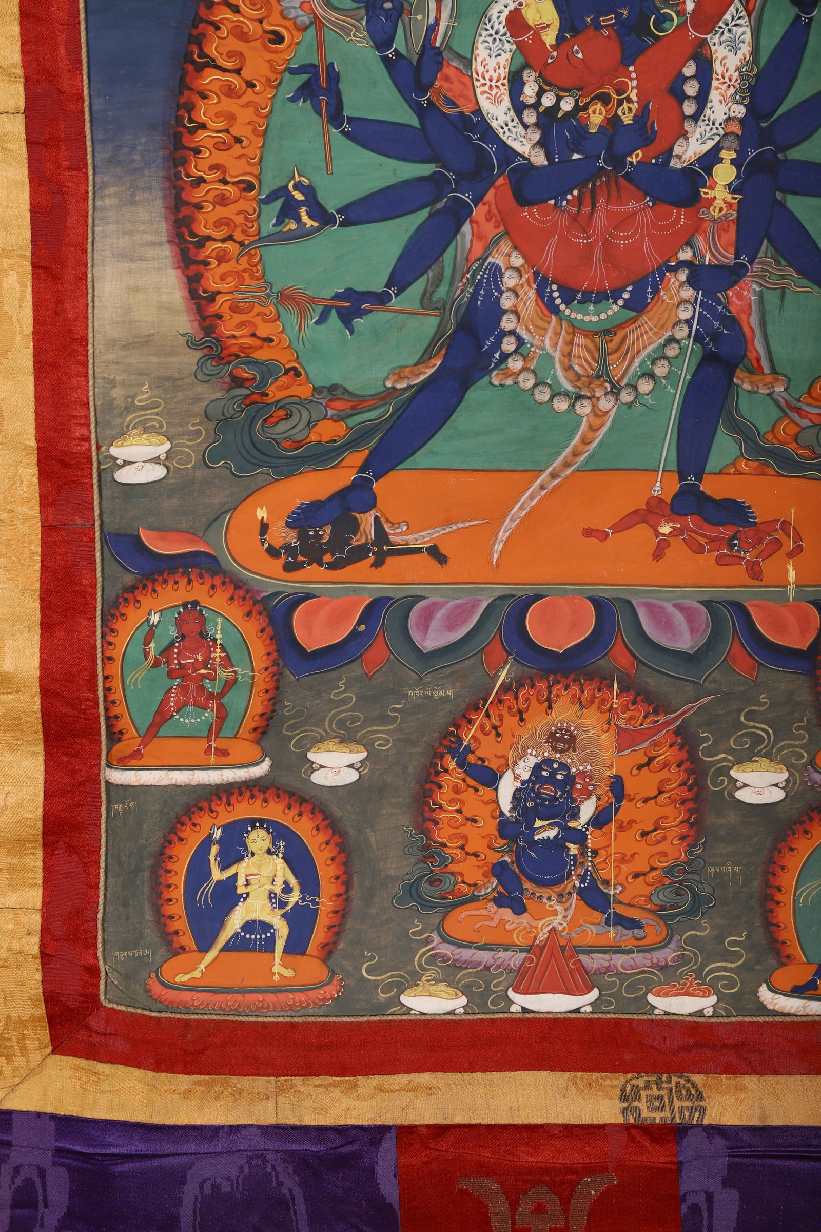 A Chinese Buddhist Thangka Scroll - 3