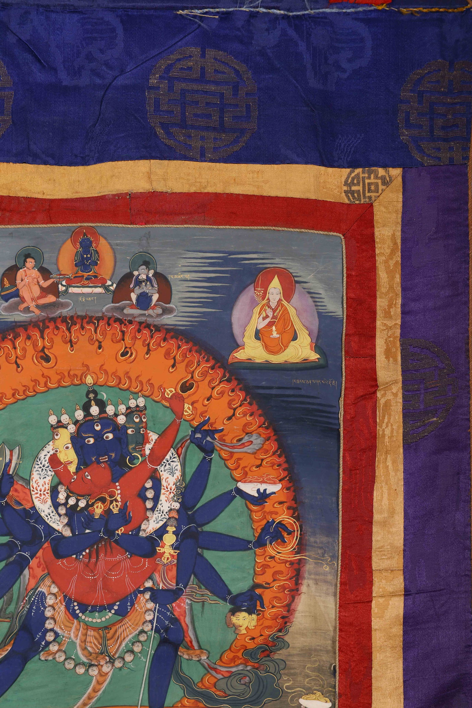 A Chinese Buddhist Thangka Scroll - 6