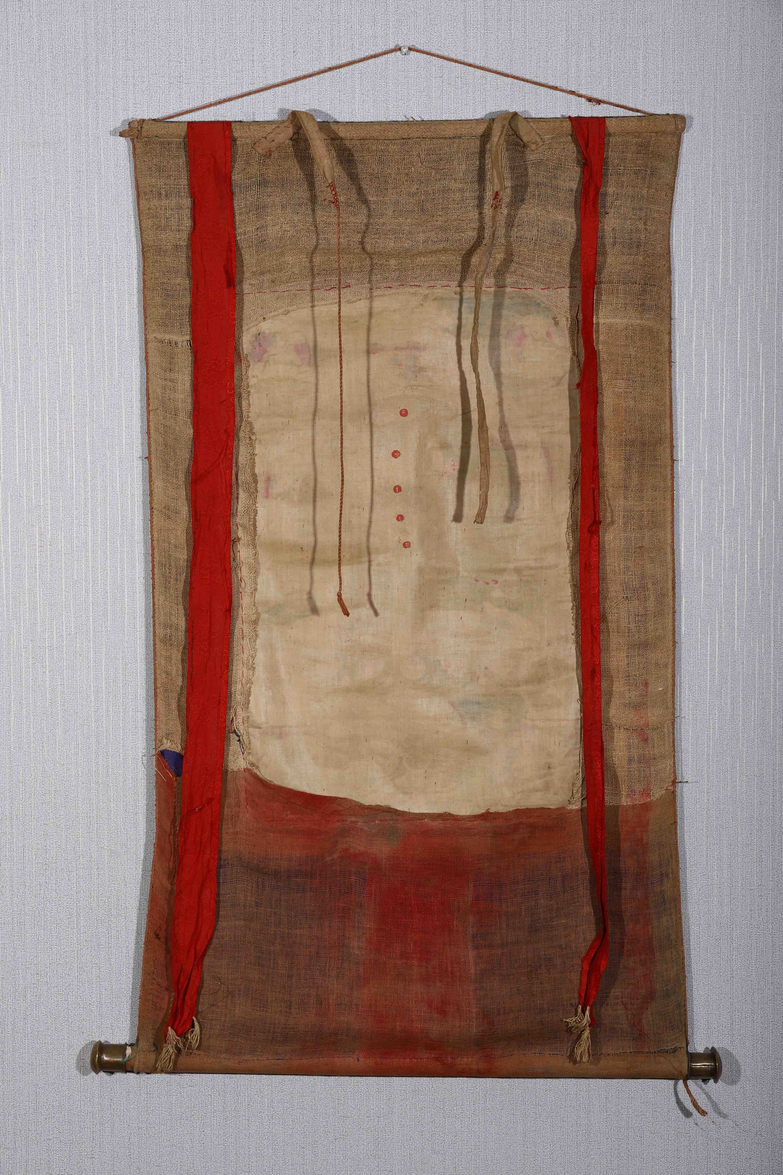 A Chinese Buddhist Thangka Scroll - 9