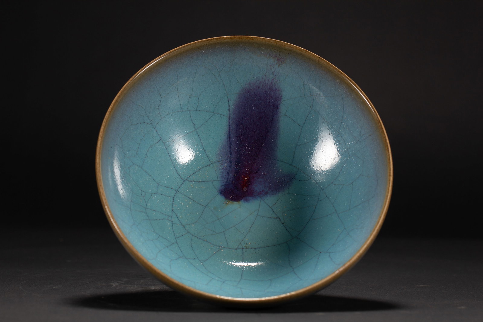 A Chinese Junyao Purple-Splashed Bowl - 3