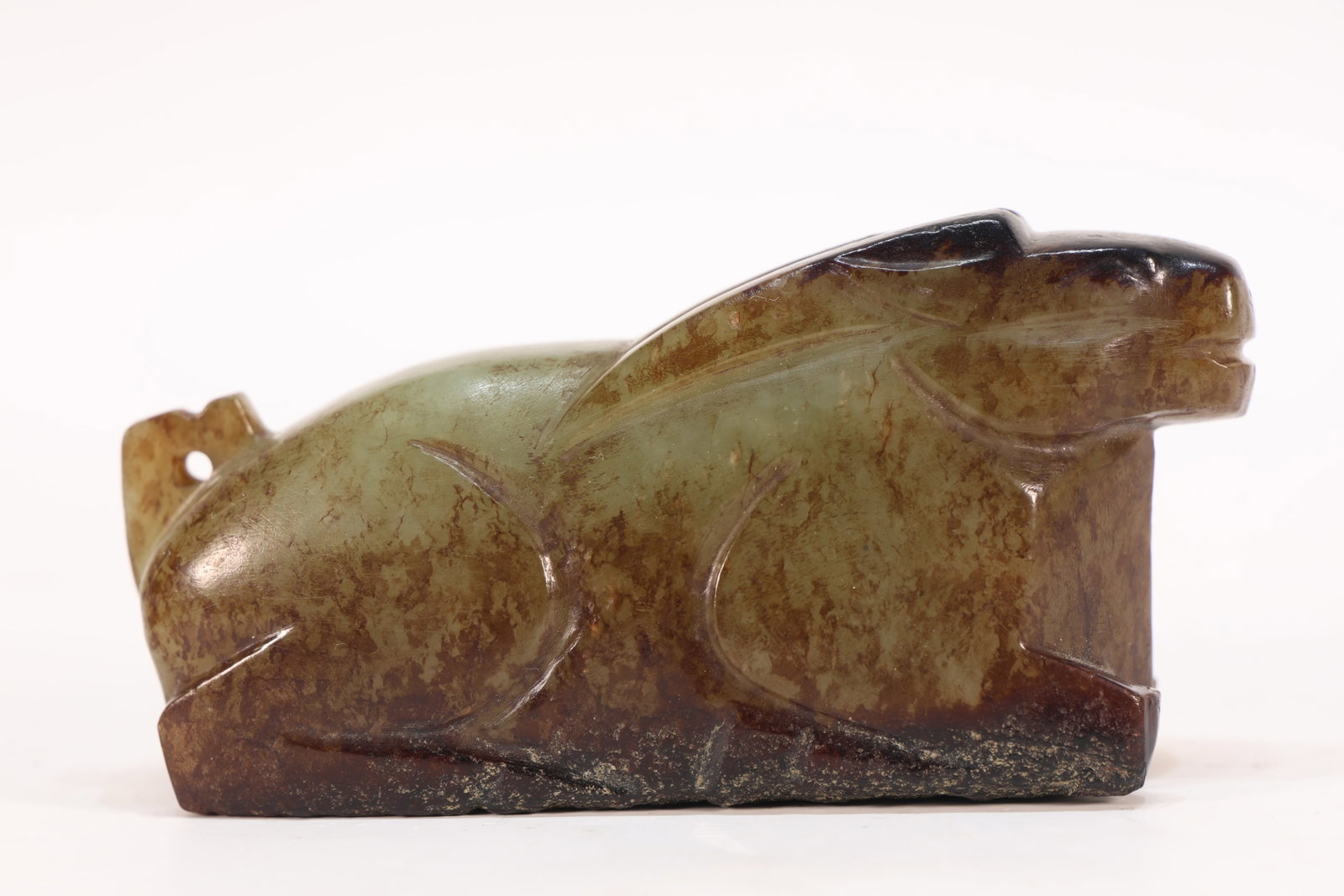 Jade Carved Ram Shape Ornament (1 of 10)