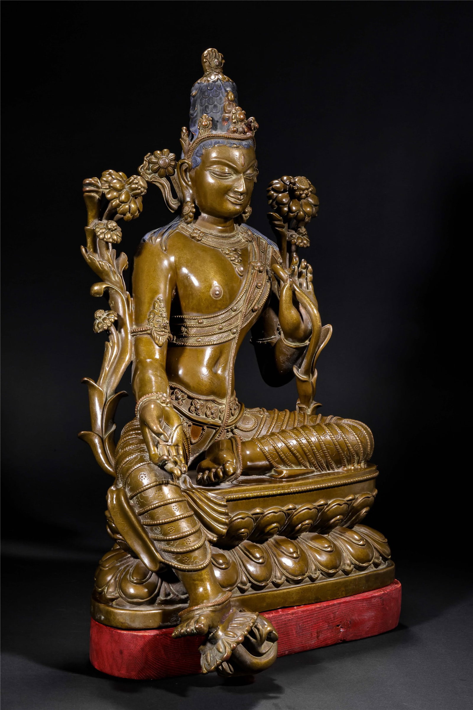 A Chinese Bronze Buddha Statue - 13