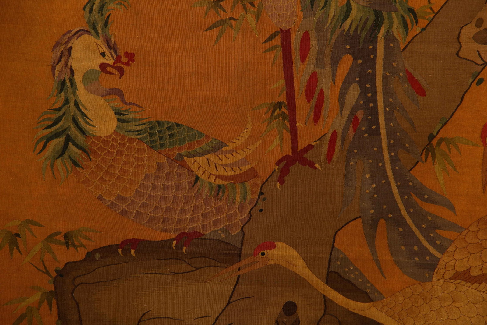 CHINESE KESI SILK PHOENIX SCROLL - 6