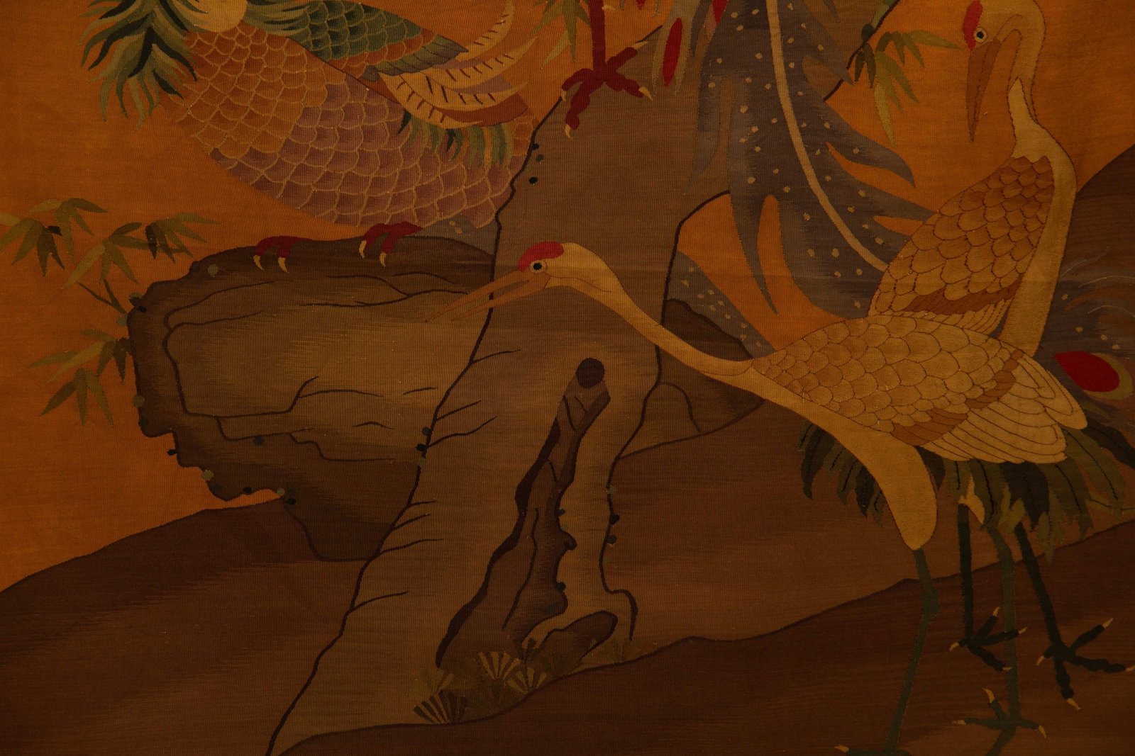 CHINESE KESI SILK PHOENIX SCROLL - 7