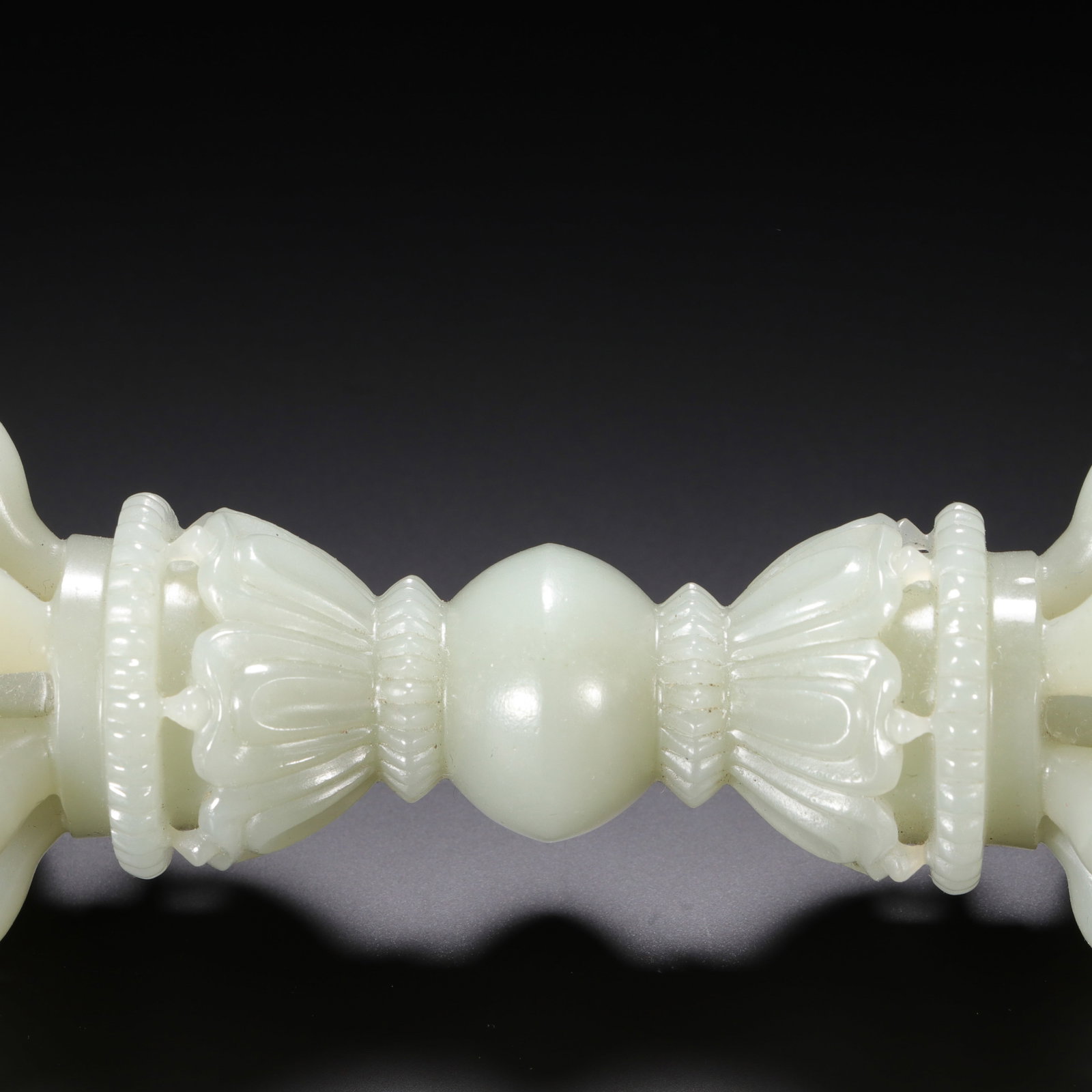 A Chinese Hetian Jade Vajra - 2