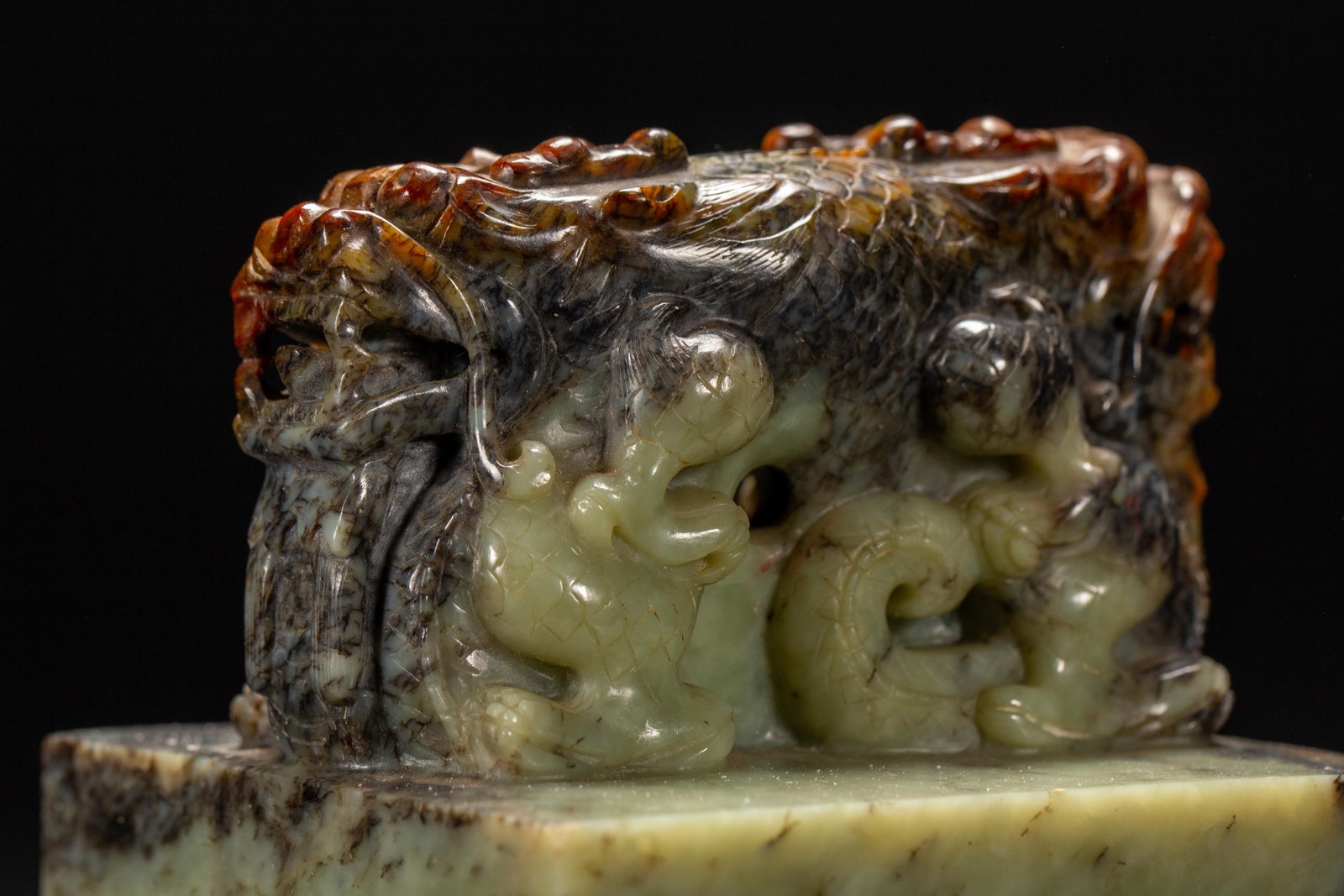 A Chinese Archaic Jade Seal - 2