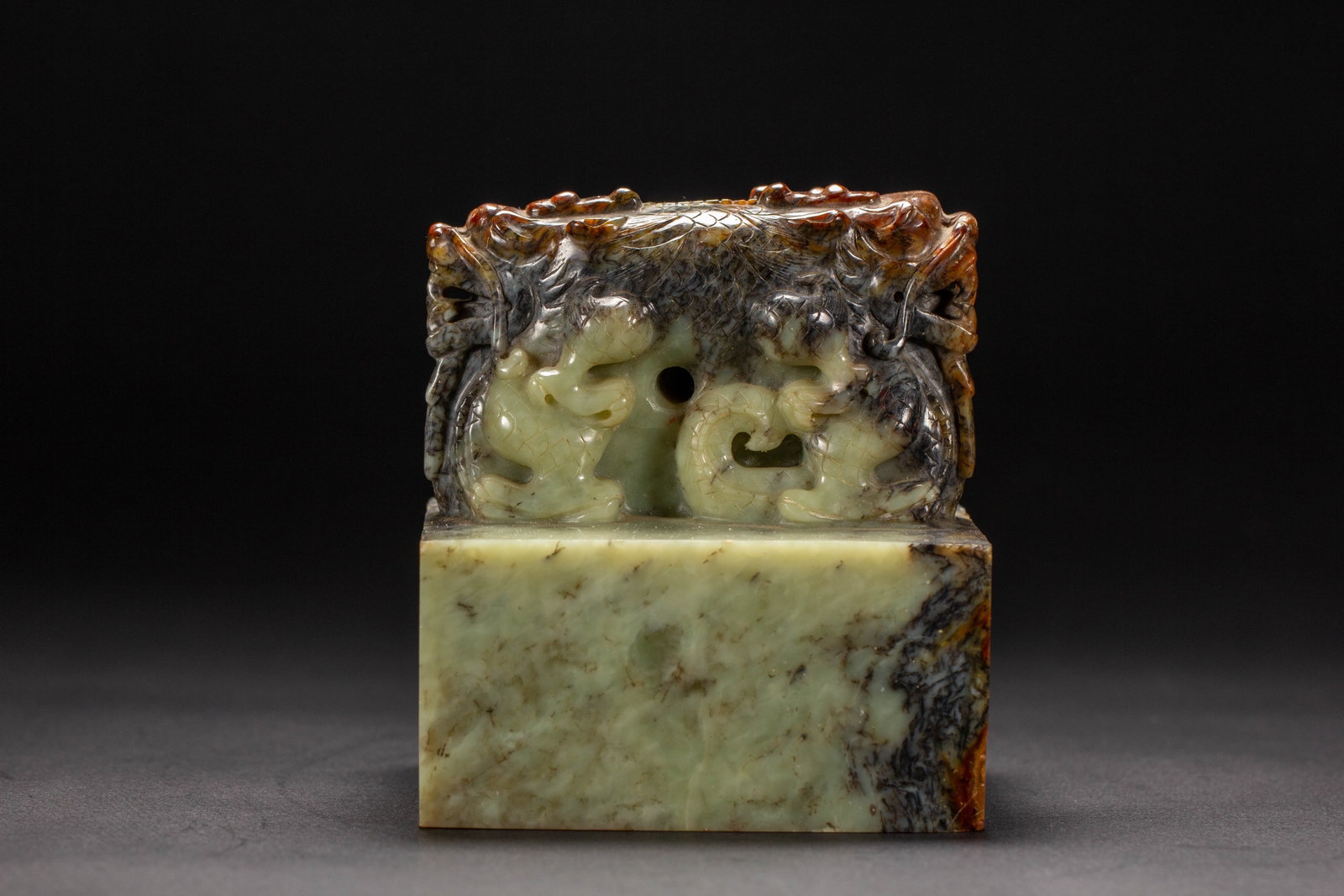 A Chinese Archaic Jade Seal - 4