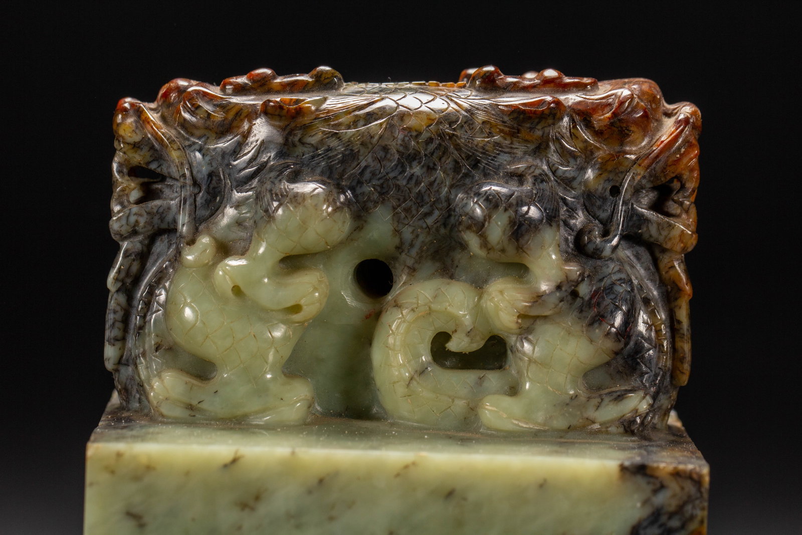 A Chinese Archaic Jade Seal - 5