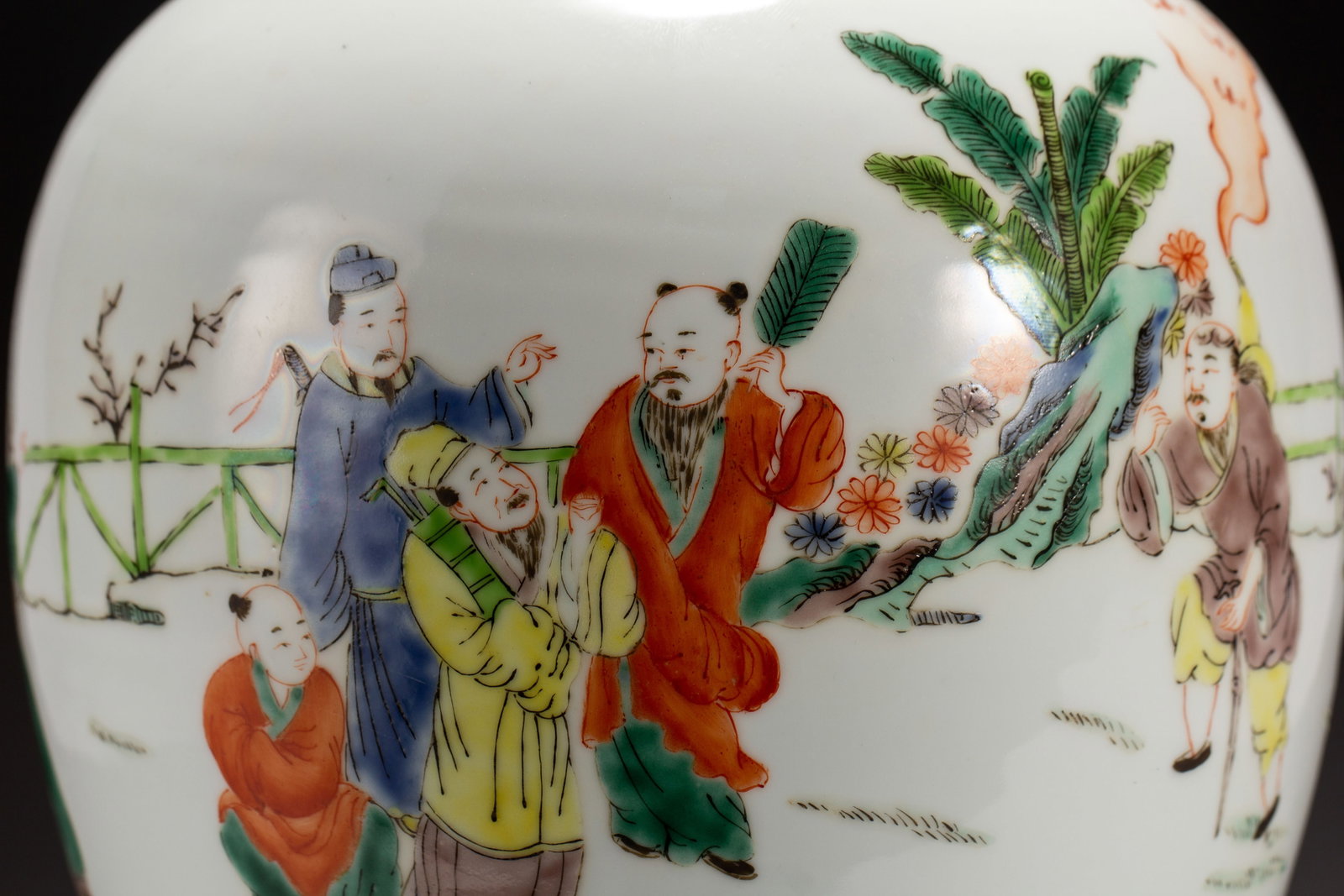 A Chinese Wucai Figural Jar - 3