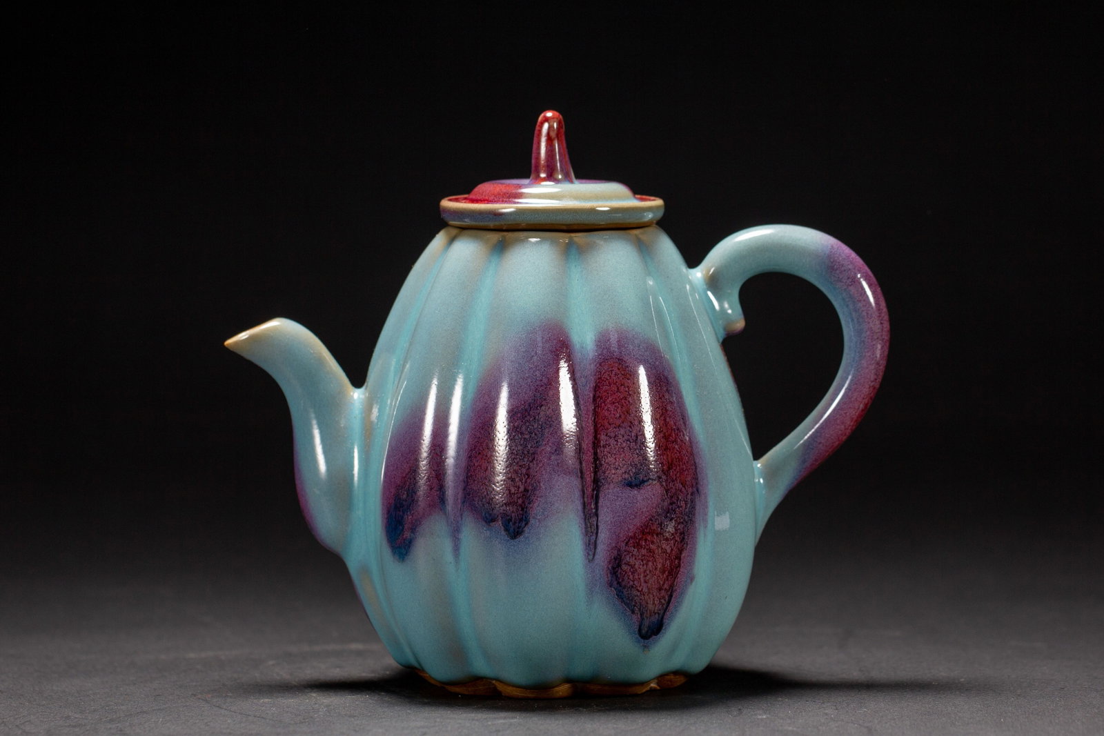 A Chinese Jun Kiln Teapot - 2