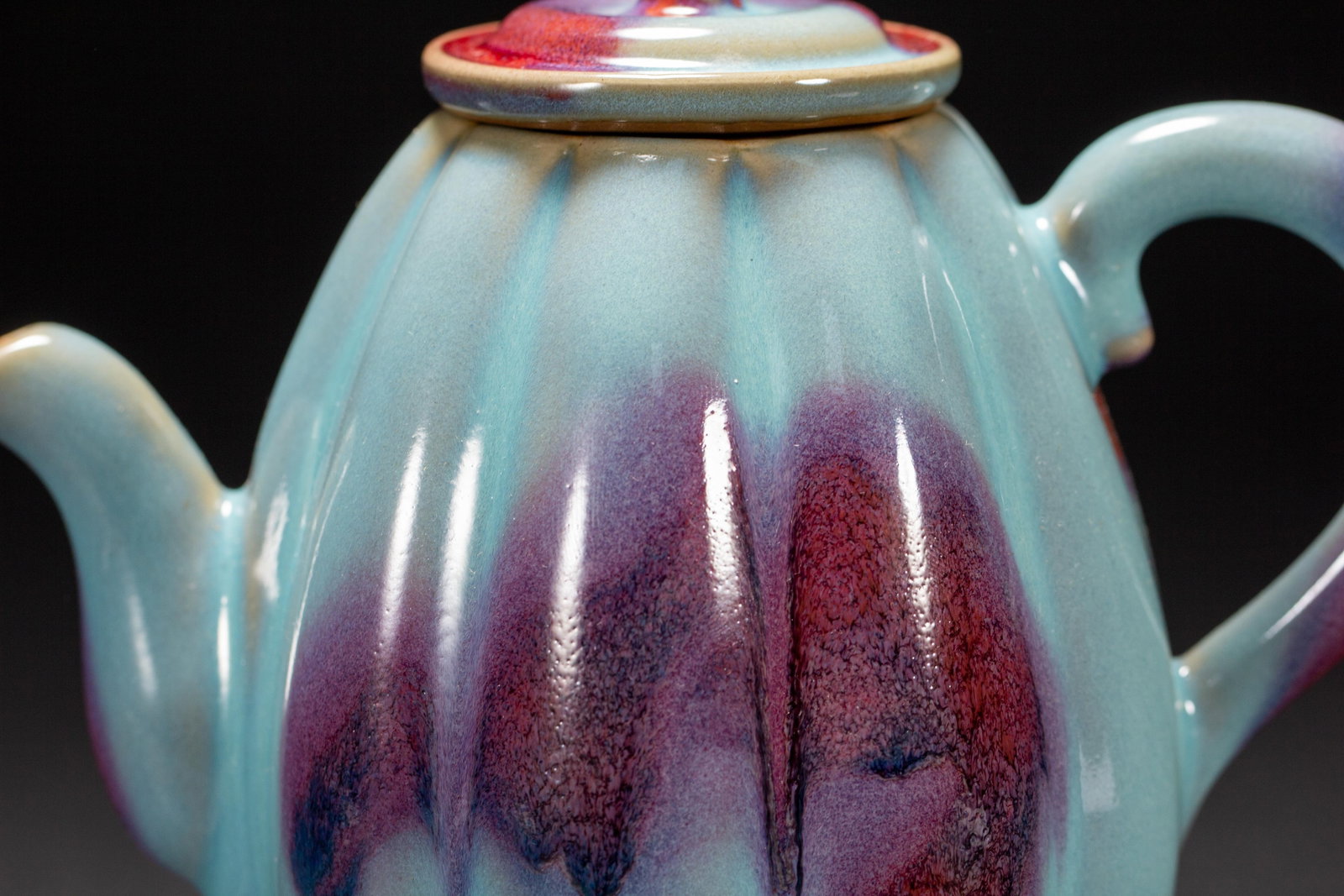 A Chinese Jun Kiln Teapot - 4