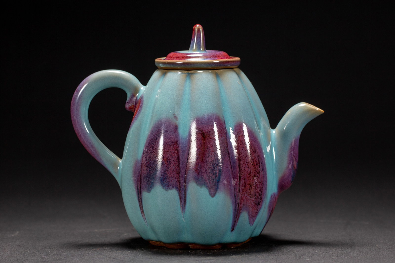 A Chinese Jun Kiln Teapot - 6