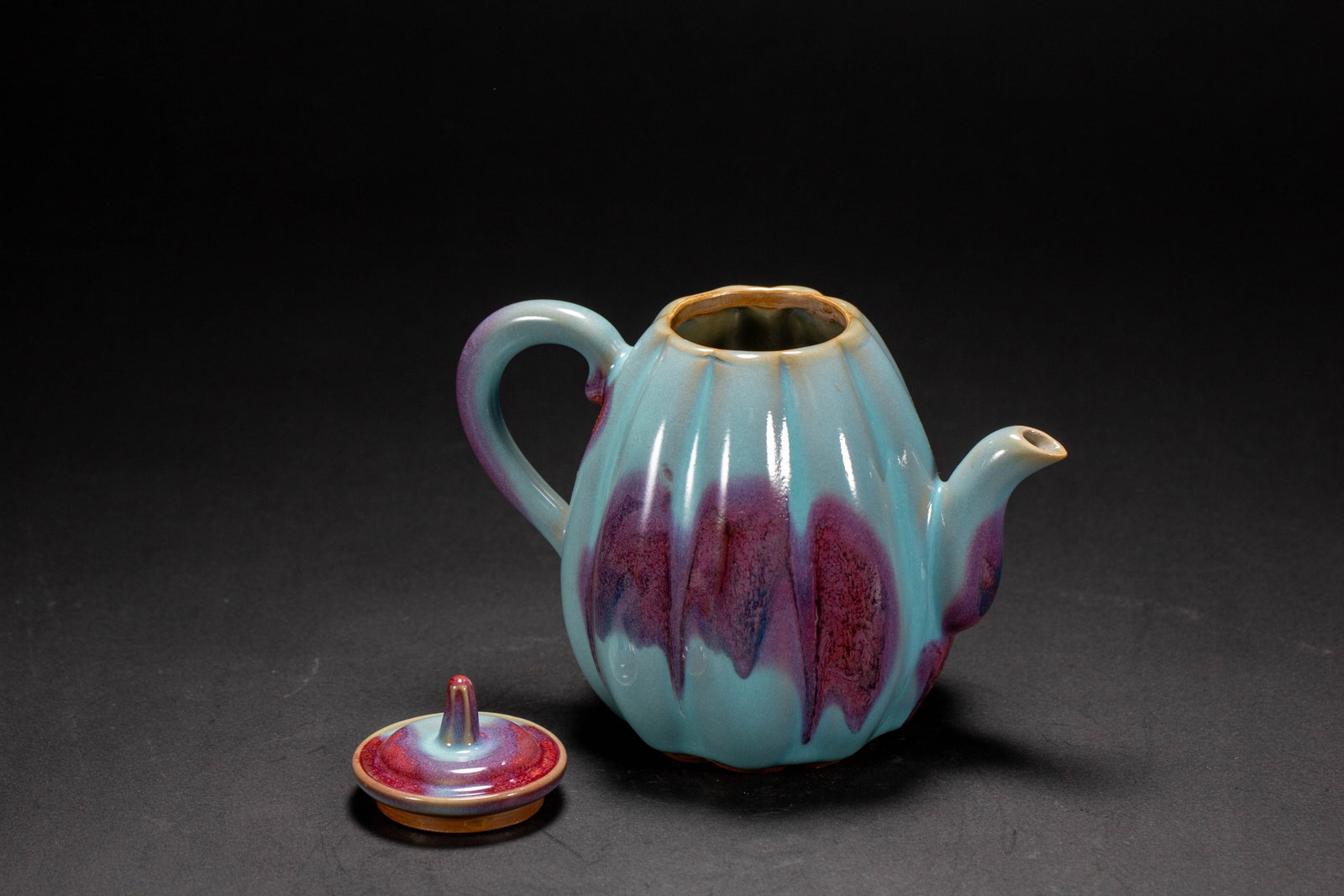 A Chinese Jun Kiln Teapot - 9
