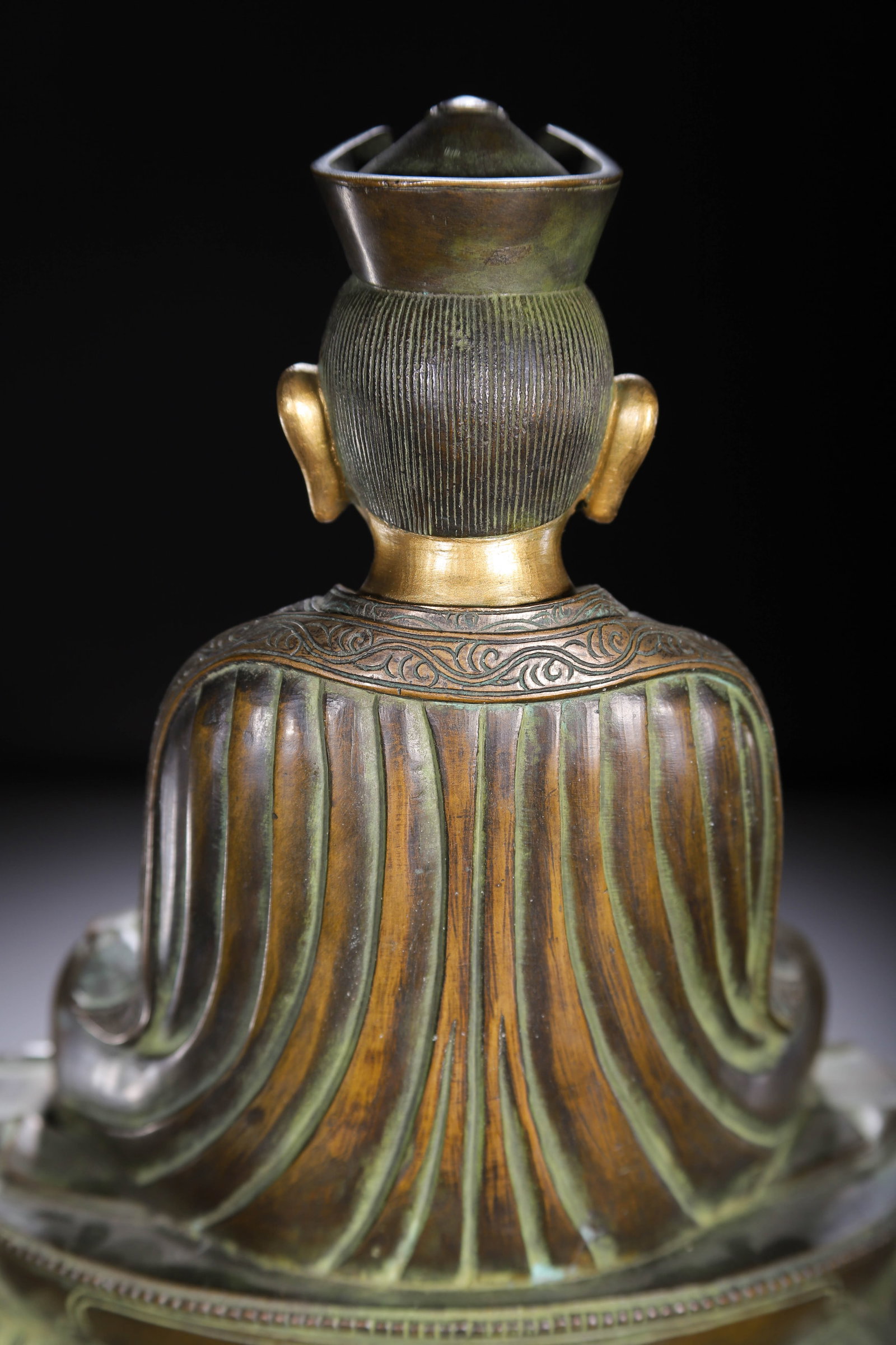 A Chinese Bronze Buddha Statue - 8