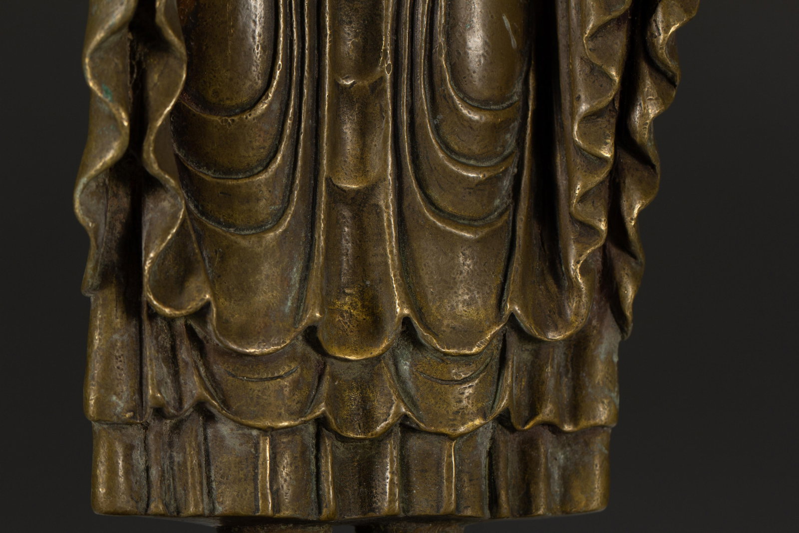 A Chinese Alloy Copper Standing Buddha - 5