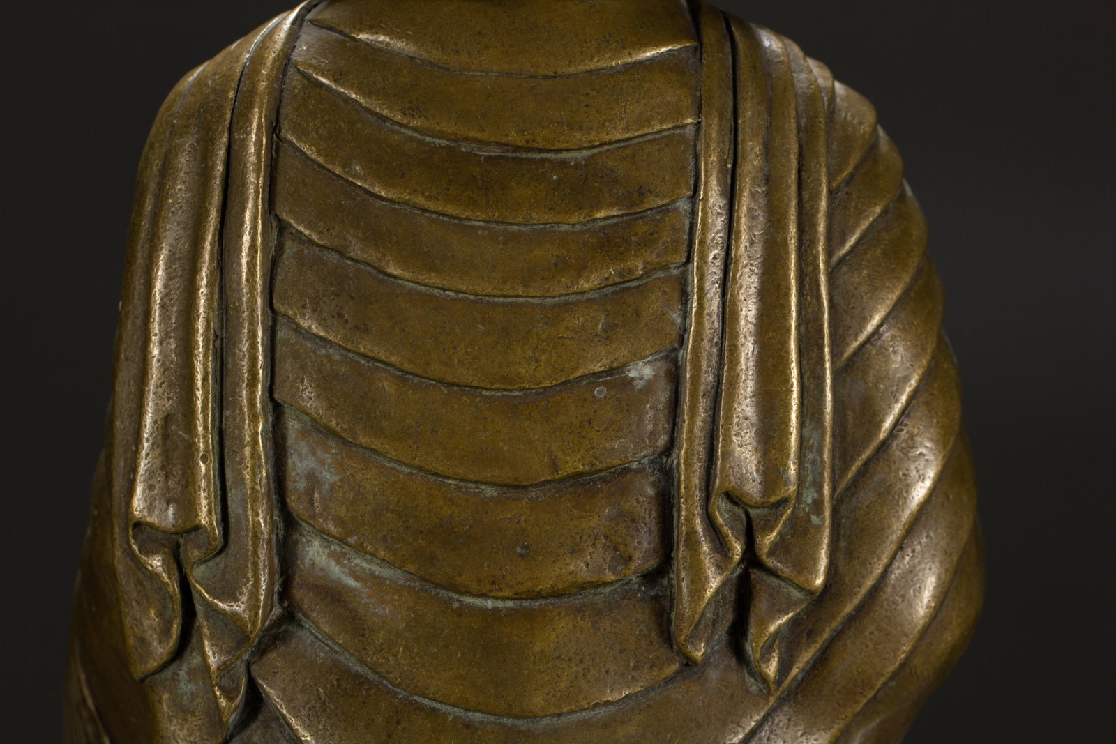 A Chinese Alloy Copper Standing Buddha - 8
