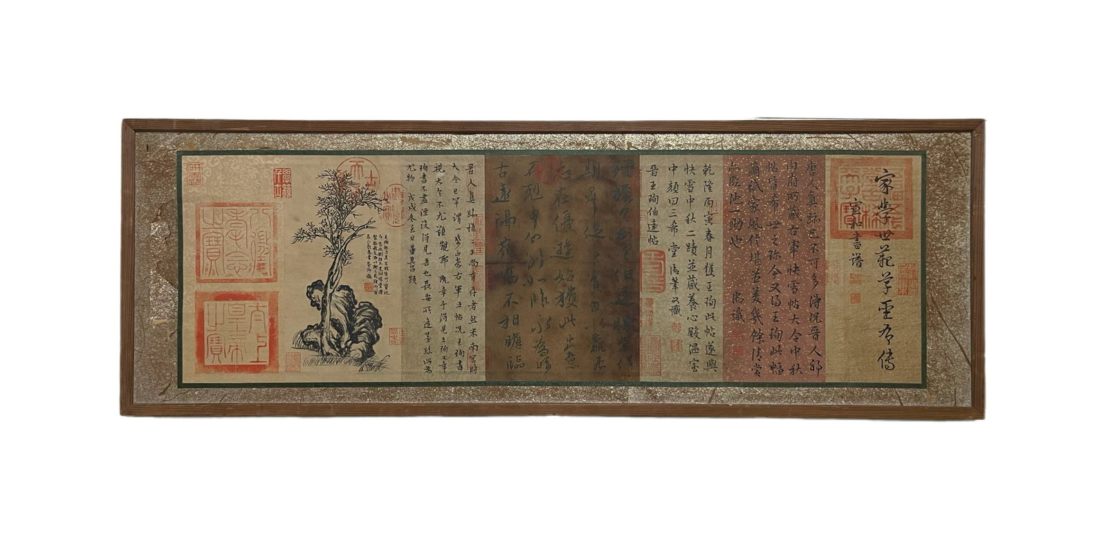 Chinese Writing Calligraphy and Tree Painting,Wang Xun Mark: Chinese Writing Calligraphy and Tree Painting,Wang Xun Mark ?84 x 29.5cm?