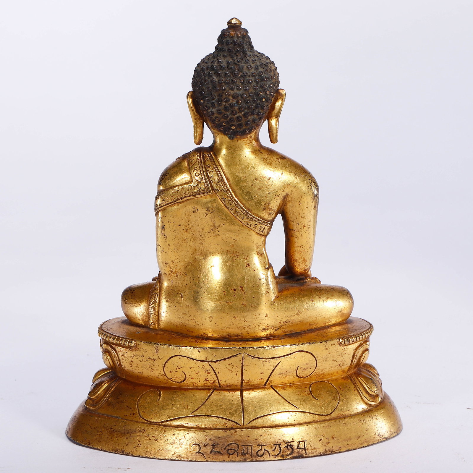 A Chinese Gilt-Bronze Buddha - 8