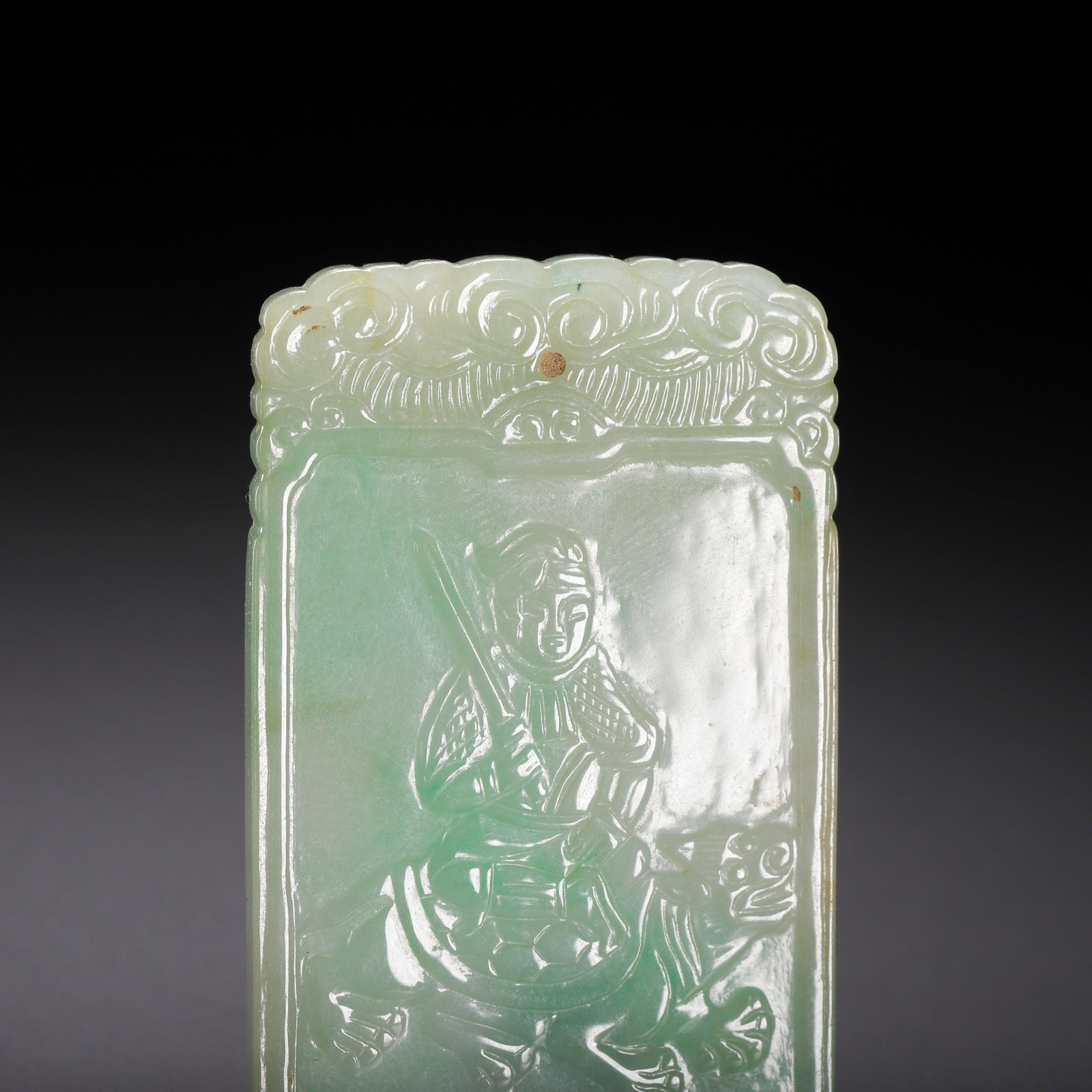 A Chinese Jadeite Plaque - 2