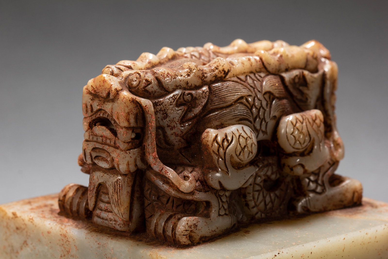 A Chinese Archaic Jade Seal - 2