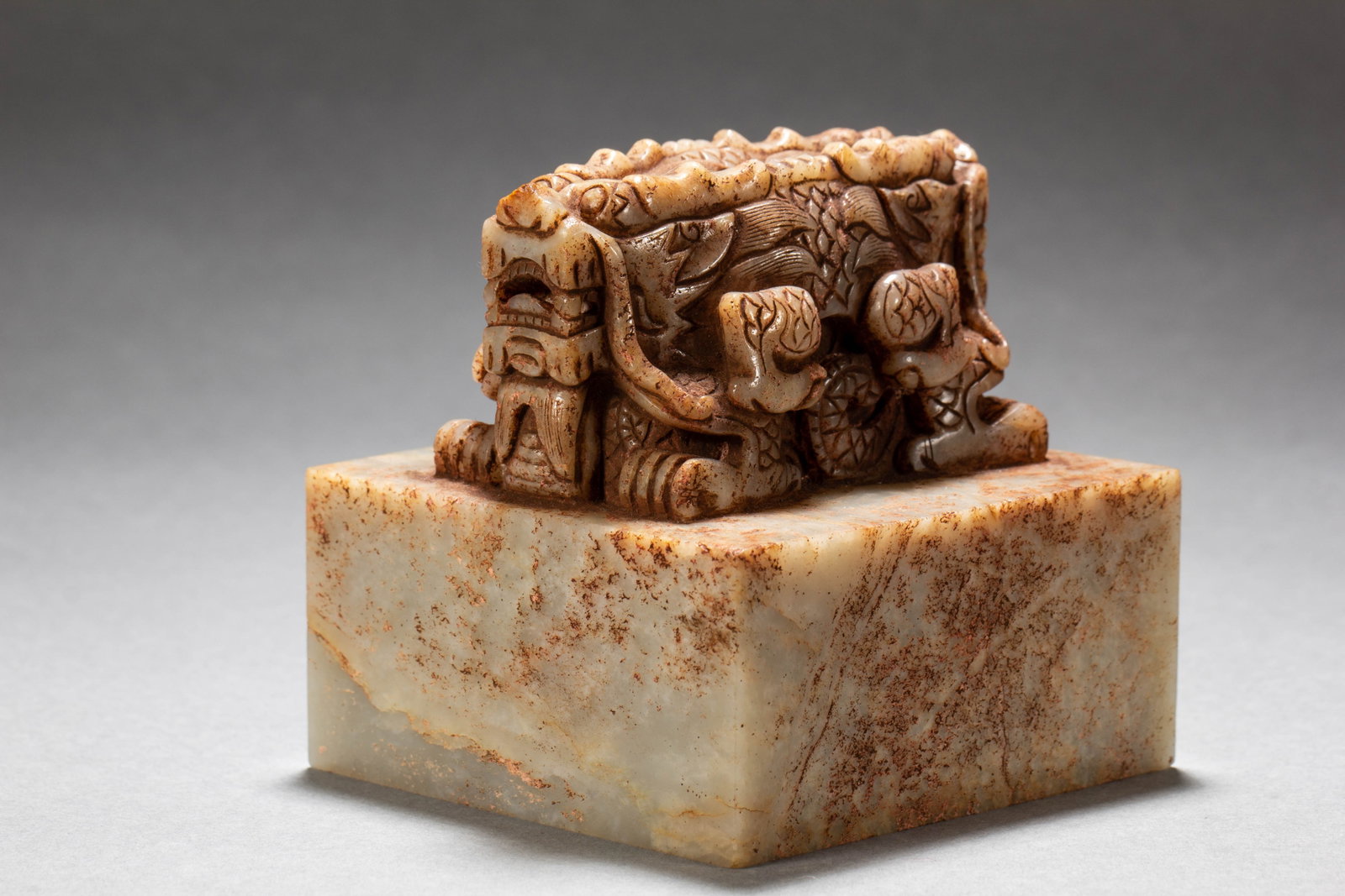 A Chinese Archaic Jade Seal - 6